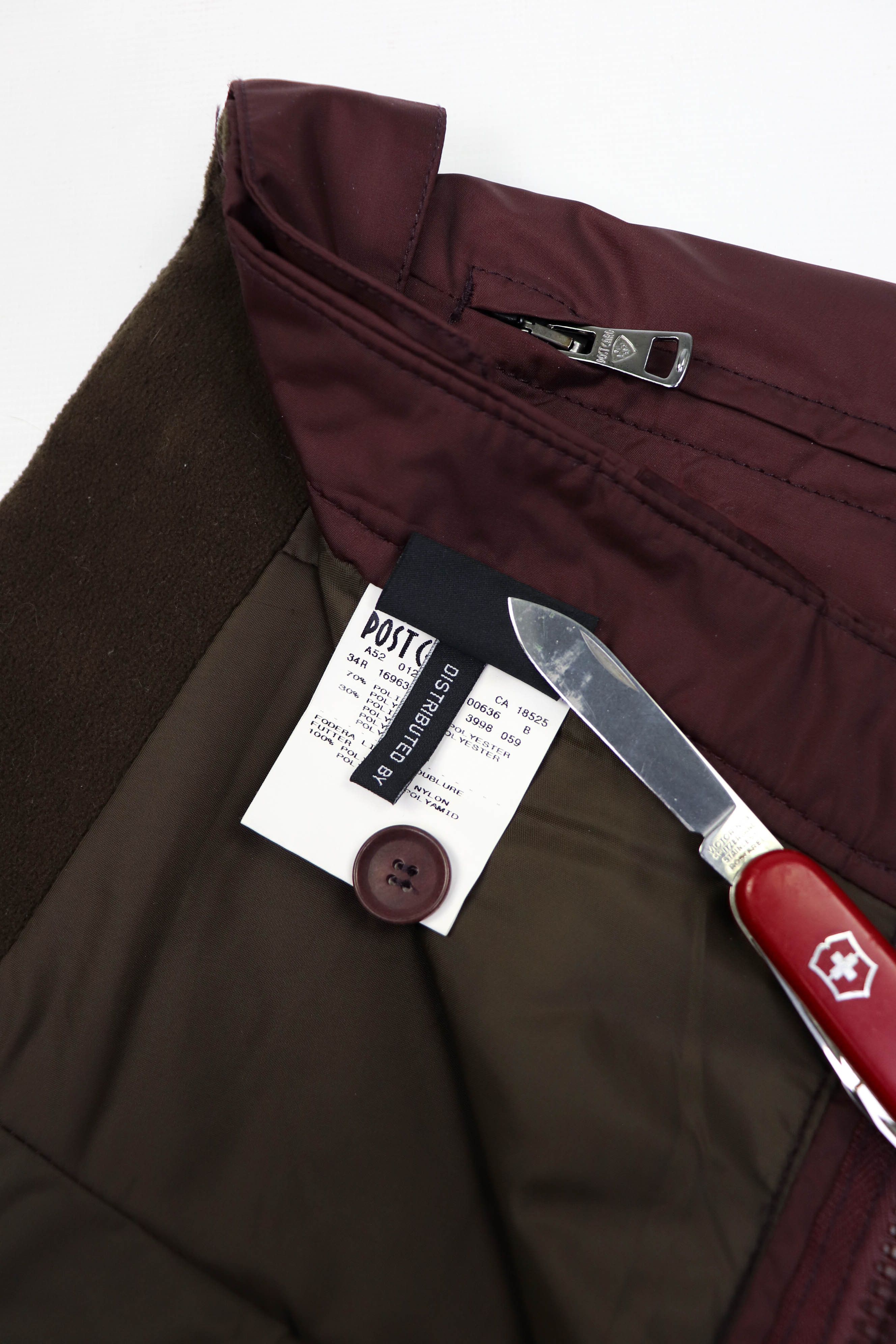Other Post Card Burgundy Nylon Snow Ski Pants Size US 34 / EU 50 - 13 Thumbnail