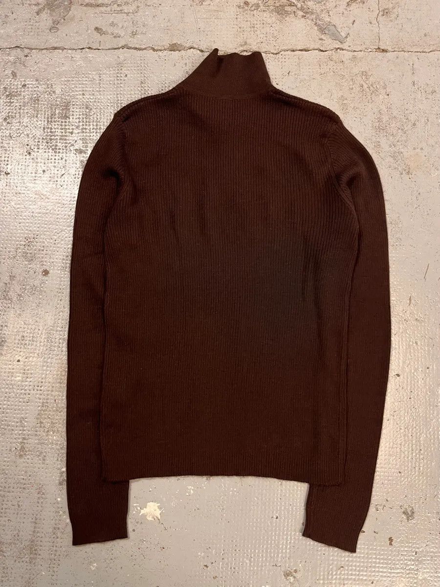 Dolce & Gabbana 2000s Dolce & Gabbana Brown Wool Polo Longsleeves Size US M / EU 48-50 / 2 - 7 Thumbnail