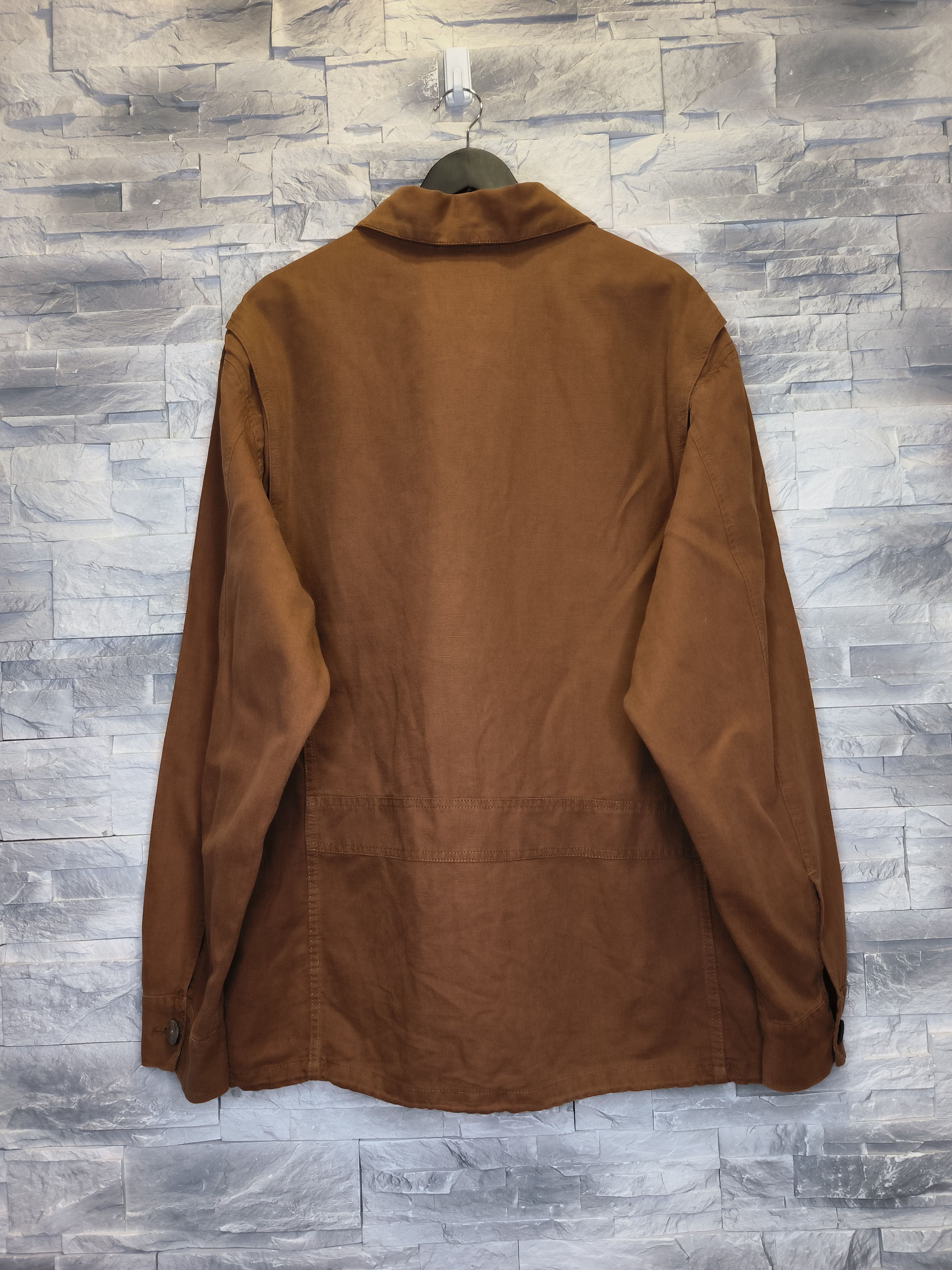 Avirex Avirex Vintage Jacket Linen Cotton 90s Brown USA Mads Size US XXL / EU 58 / 5 - 4 Thumbnail