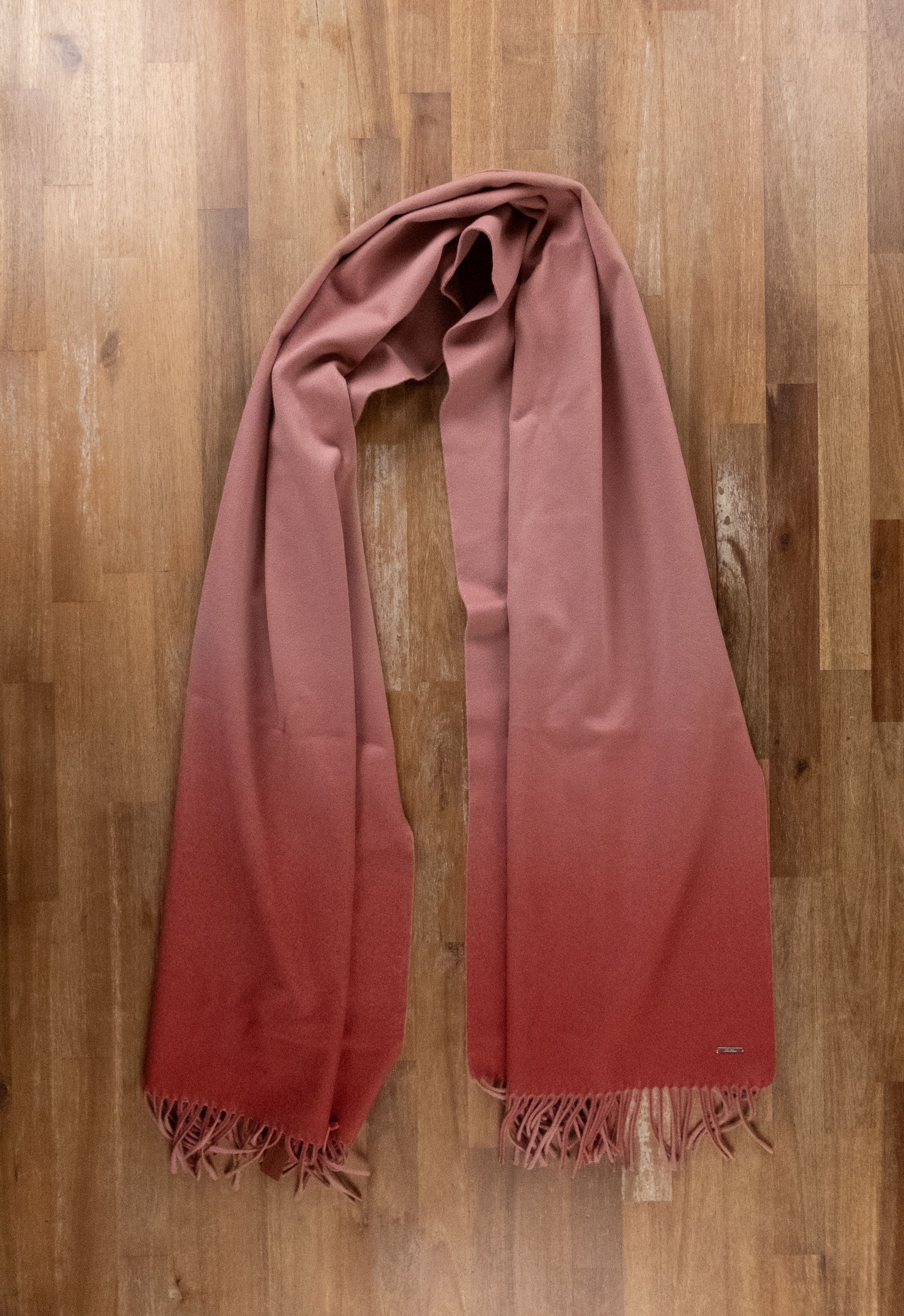 Loro Piana LORO PIANA shaded pink knit pure cashmere scarf authentic Size ONE SIZE - 5 Thumbnail