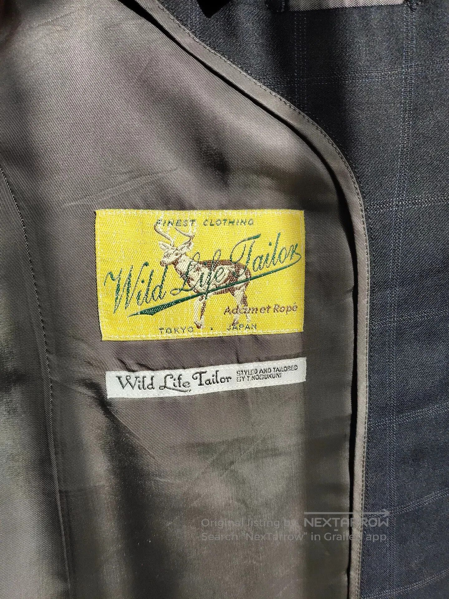 Taishi Nobukuni Custom Japanese Wool Suit by Wild Life Tailor. Size US M / EU 48-50 / 2 - 5 Thumbnail