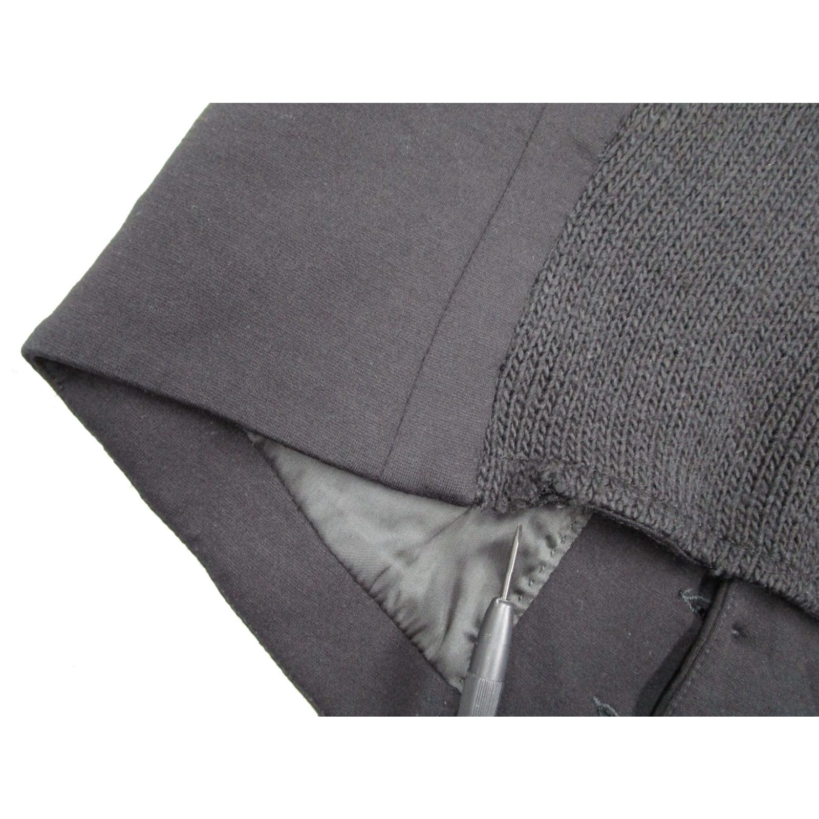 Vintage David Mayer Naman Vest Mens Large Black Button Up Wool Blend Made in Tunisia Size US L / EU 52-54 / 3 - 6 Thumbnail