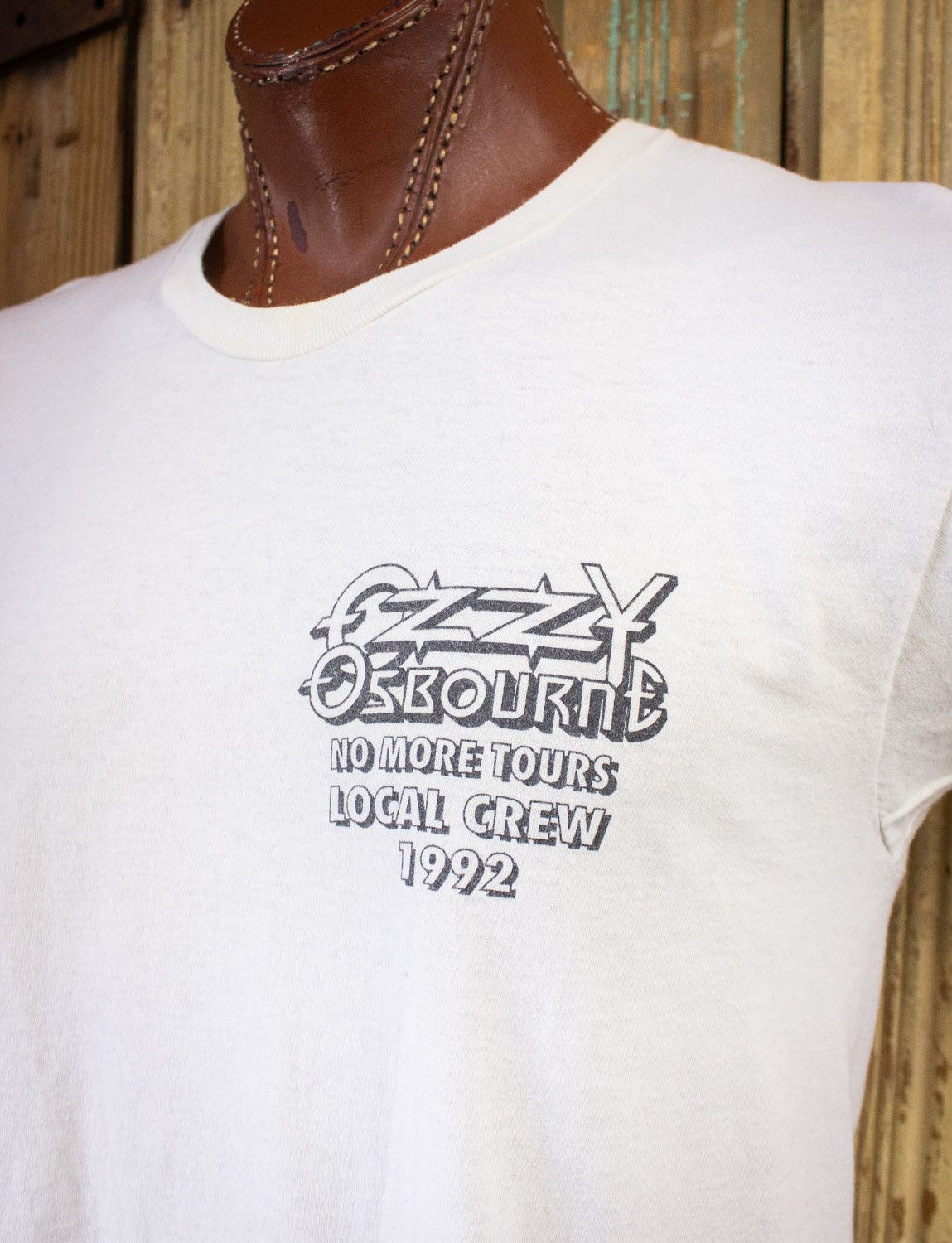 Band Tees × Vintage Vintage Ozzy Osbourne No More Tours Crew Concert Tee 1992 Size US L / EU 52-54 / 3 - 2 Thumbnail