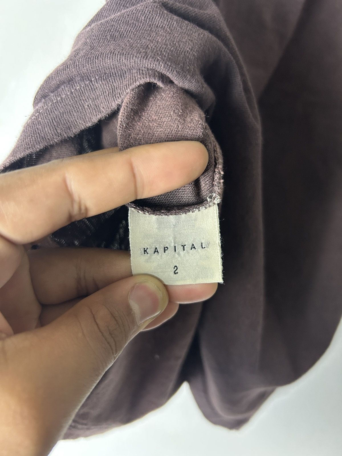 Kapital Kapital Brown Pocket Tee Shirt Size US M / EU 48-50 / 2 - 7 Thumbnail