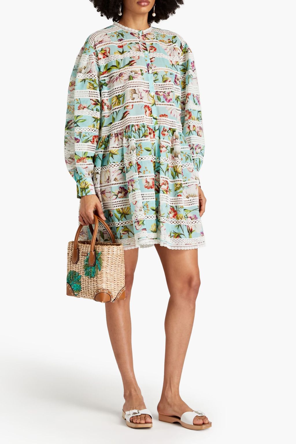 Dolce & Gabbana o1y0825 Mini Dress in Multicolor Size M / US 6-8 / IT 42-44 - 2 Thumbnail