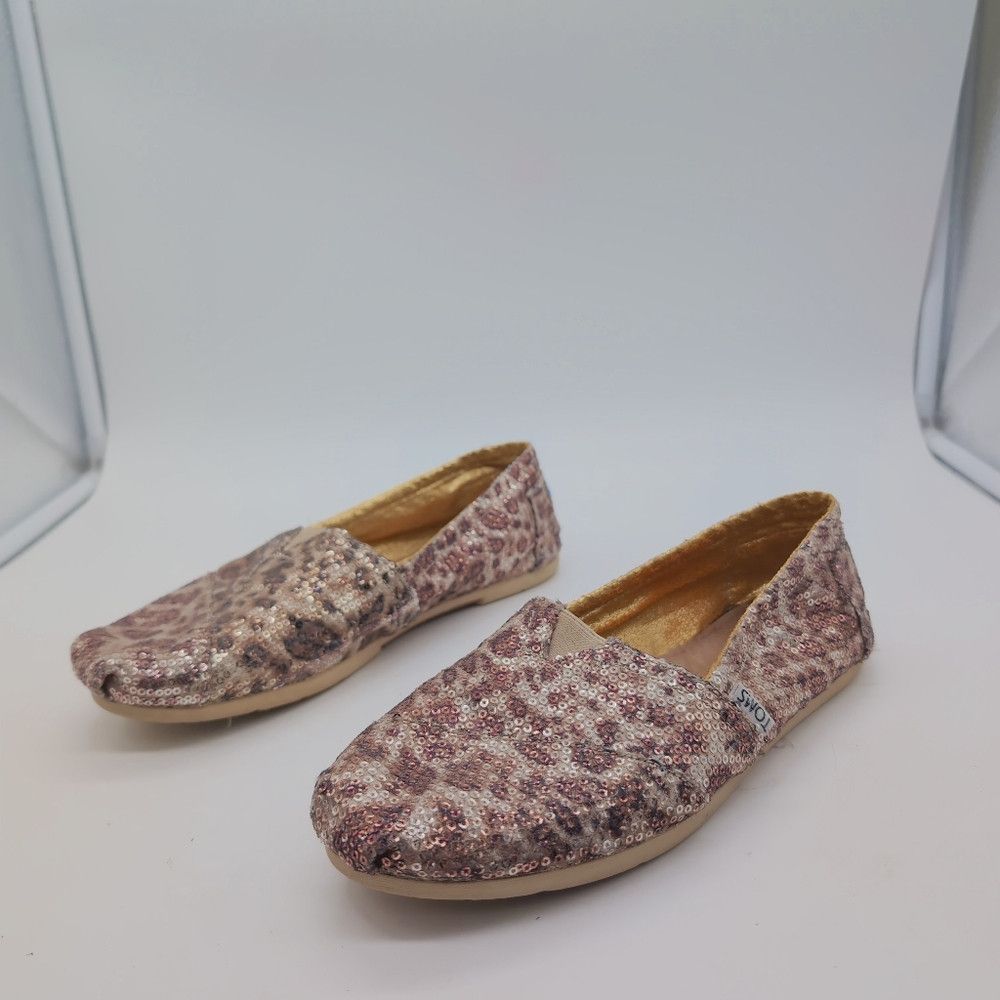 Toms Tom's Sequins Leopard Loafers Sz 8.5 Size US 8.5 / IT 38.5 - 9 Thumbnail