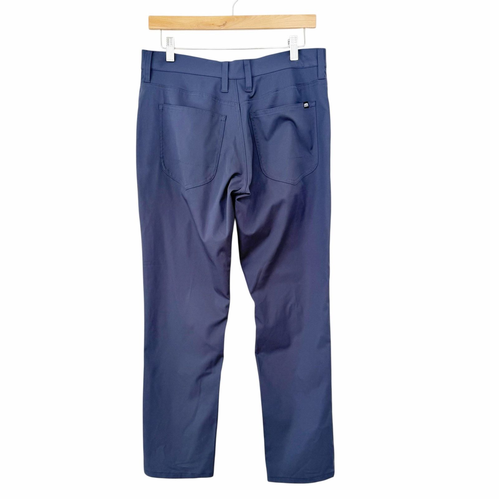 TravisMathew Travis Mathew Navy Blue Flat Front Golf Pants Sz 30 Size US 30 / EU 46 - 5 Thumbnail