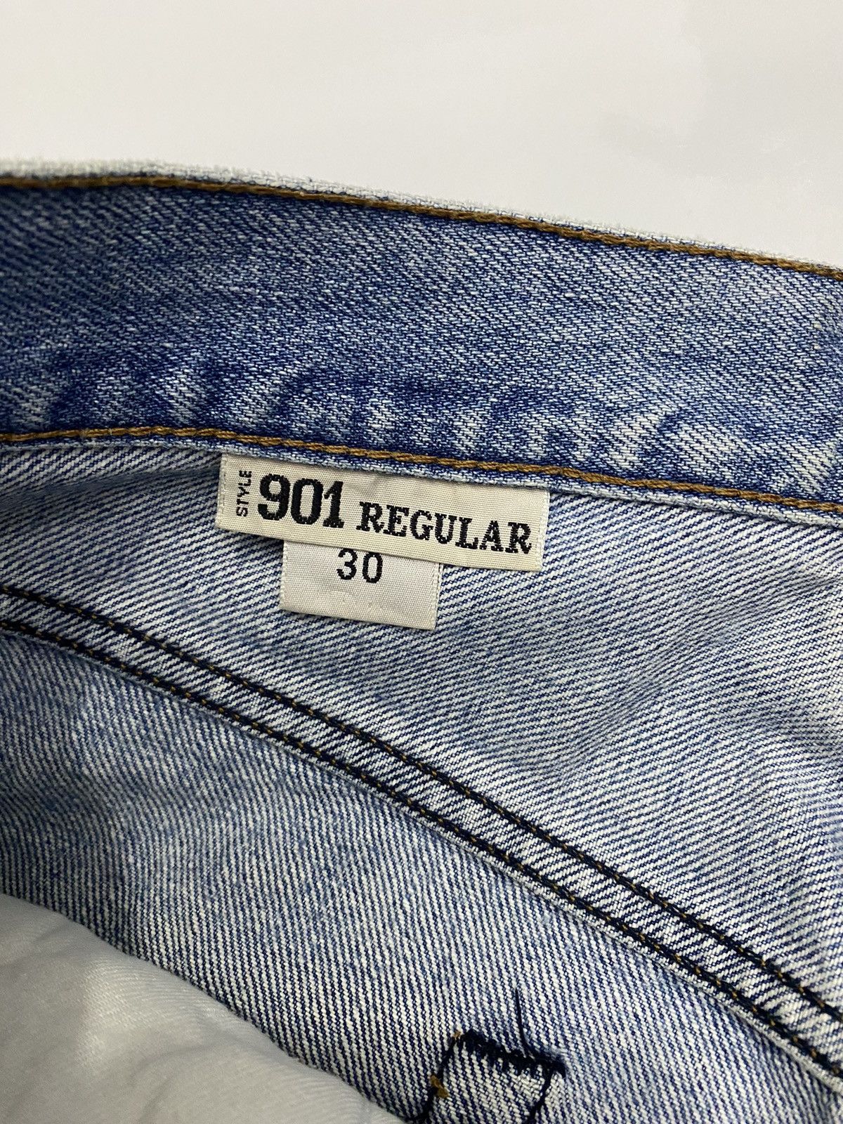 If Six Was Nine BAGGY JEANS REPLAY DISTRESSED DENIM JEANS Size US 30 / EU 46 - 8 Thumbnail
