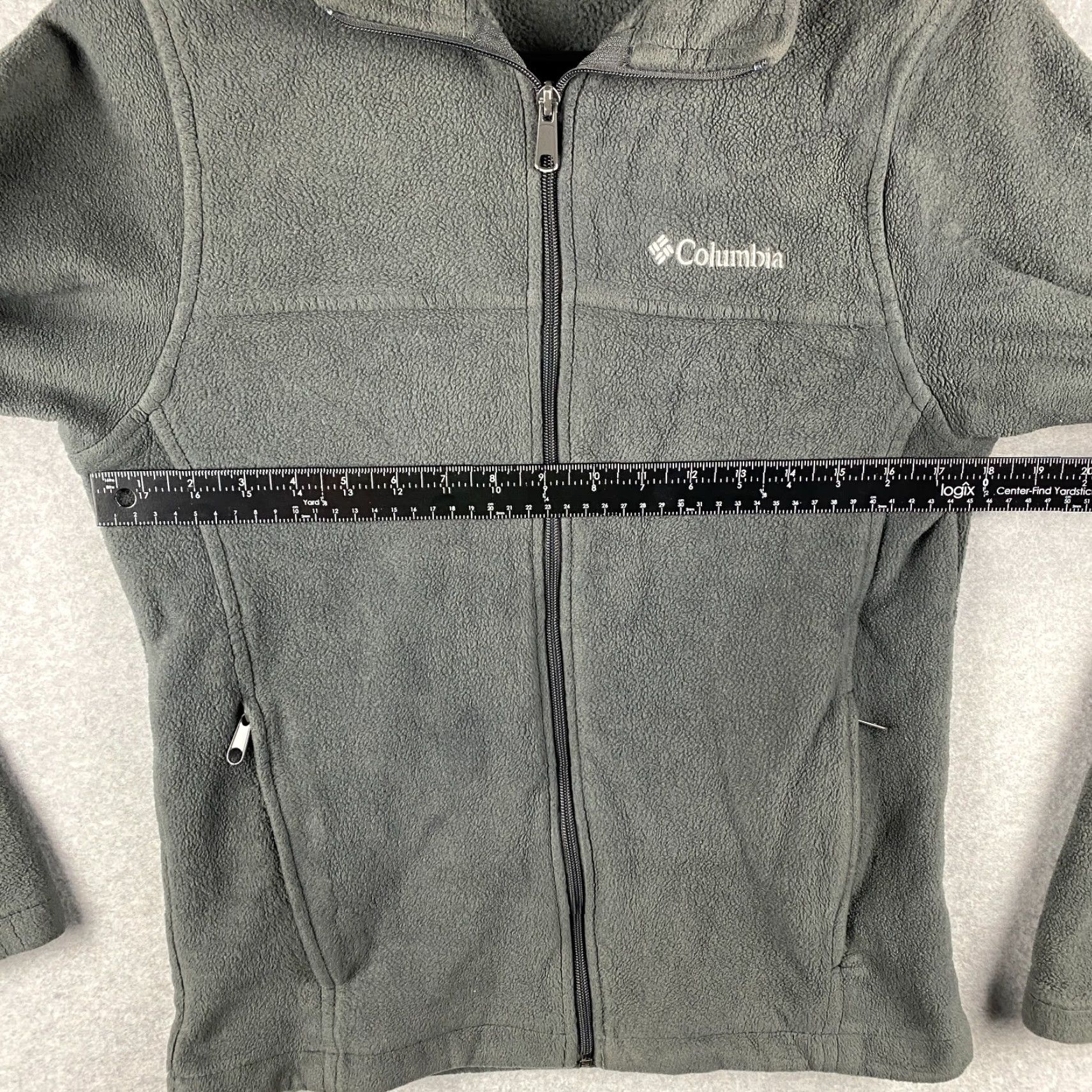 Vintage Columbia Jacket Womens S Gray Fleece Full Zip Cozy Front Pockets Casual Logo Regular Size S / US 4 / IT 40 - 3 Thumbnail