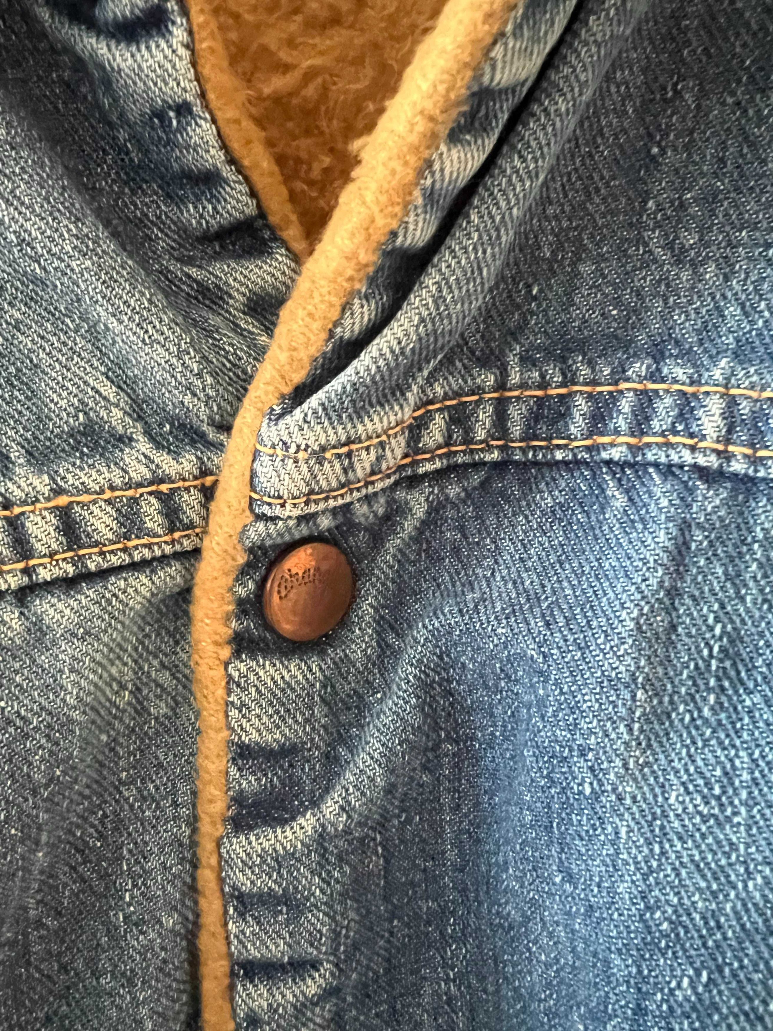 Vintage DISTRESSED VINTAGE 70s WRANGLER WESTERN DENIM JACKET Size US M / EU 48-50 / 2 - 4 Thumbnail