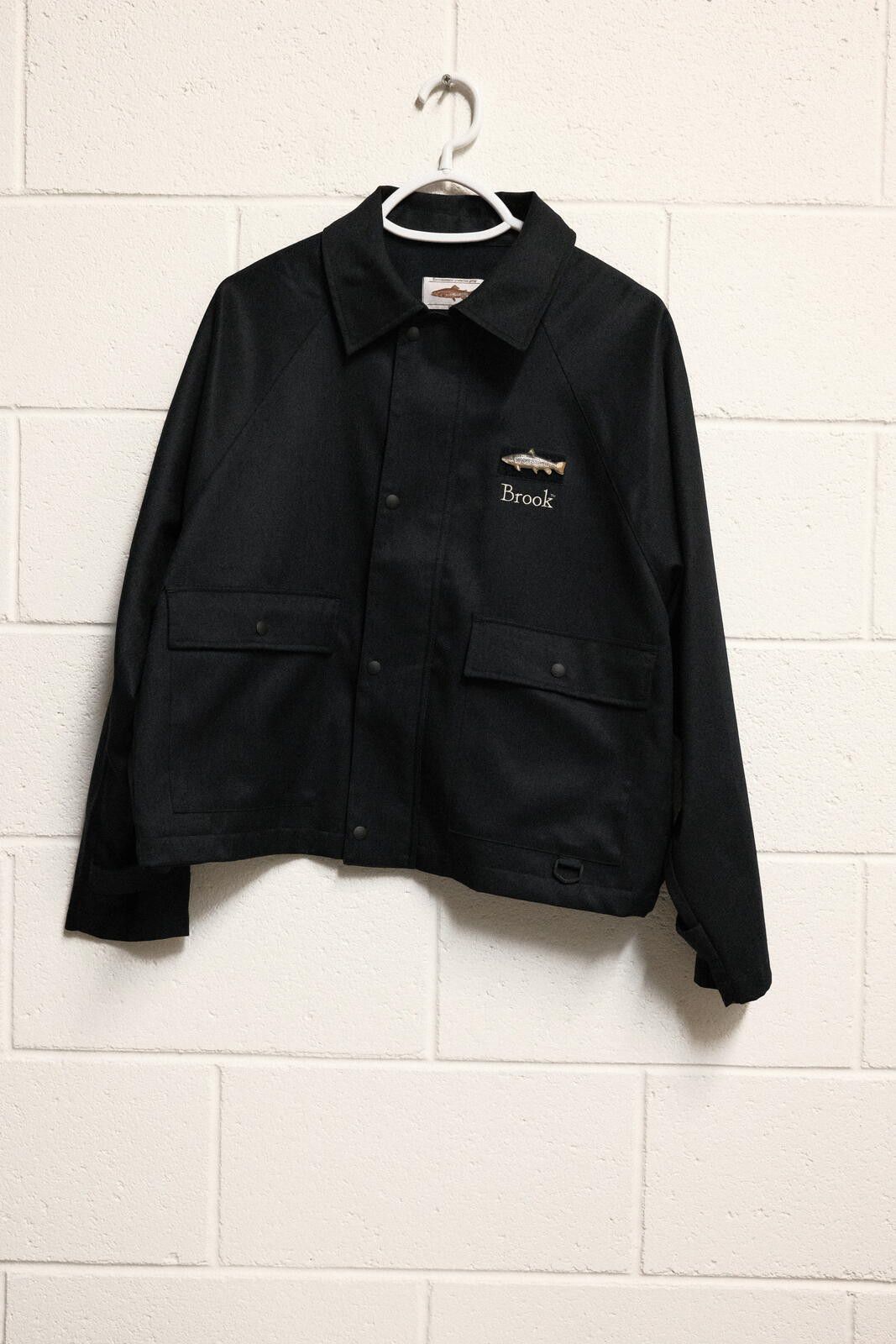 Brooks Brothers Brook Japan Black Casual Jacket with Fish Embroidery Size US M / EU 48-50 / 2 - 1 Thumbnail