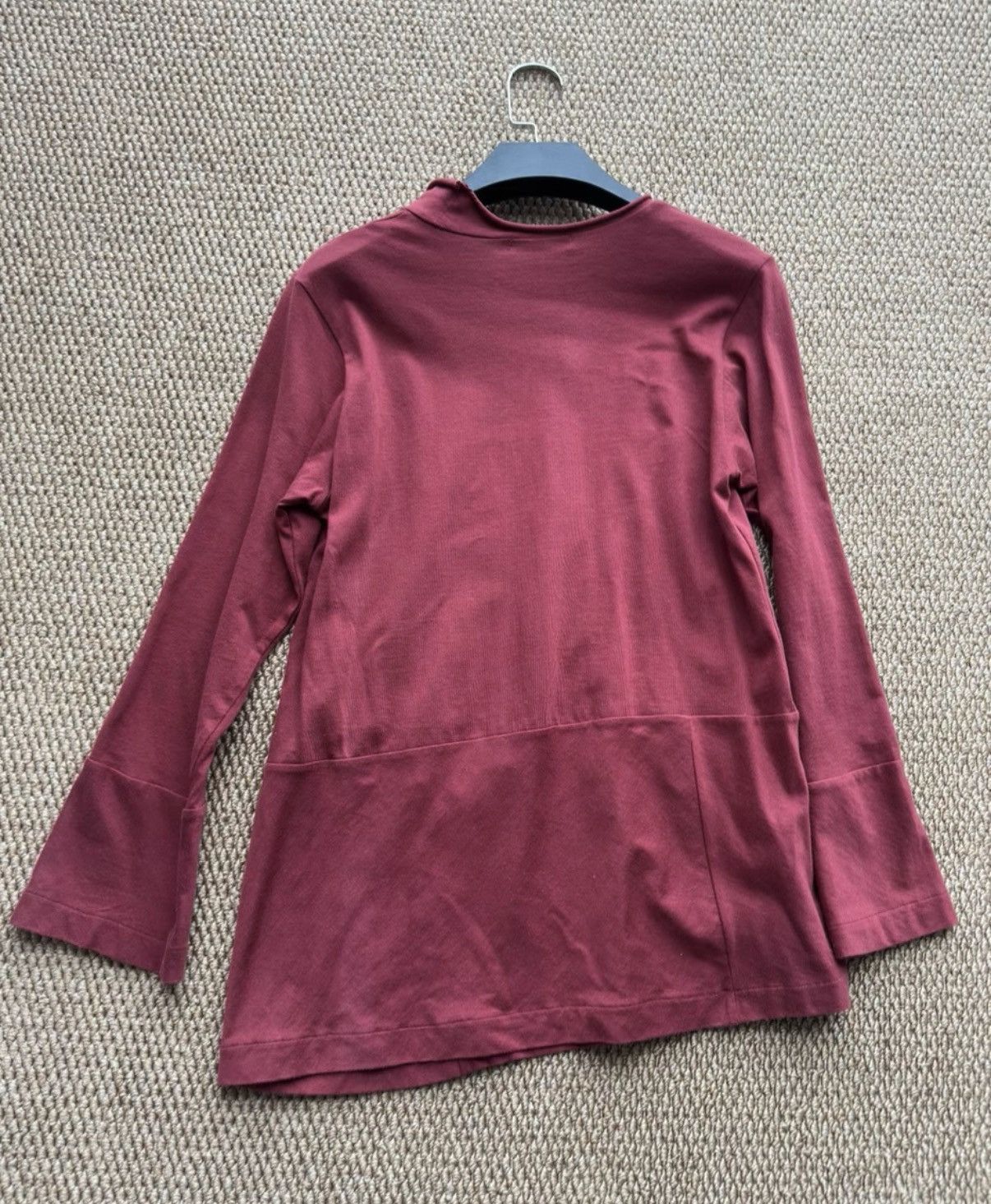 Comme des Garcons COMME des GARÇONS Brick Red Long Sleeve T-Shirt K23 Size S / US 4 / IT 40 - 7 Thumbnail