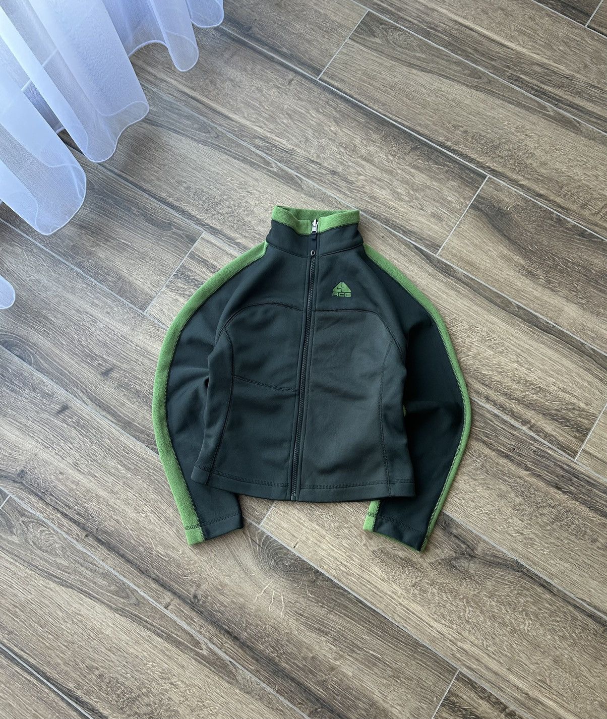 Nike ACG Vintage Nike ACG green fleece soft-shell gorpcore Size XS / US 0-2 / IT 36-38 - 1 Thumbnail