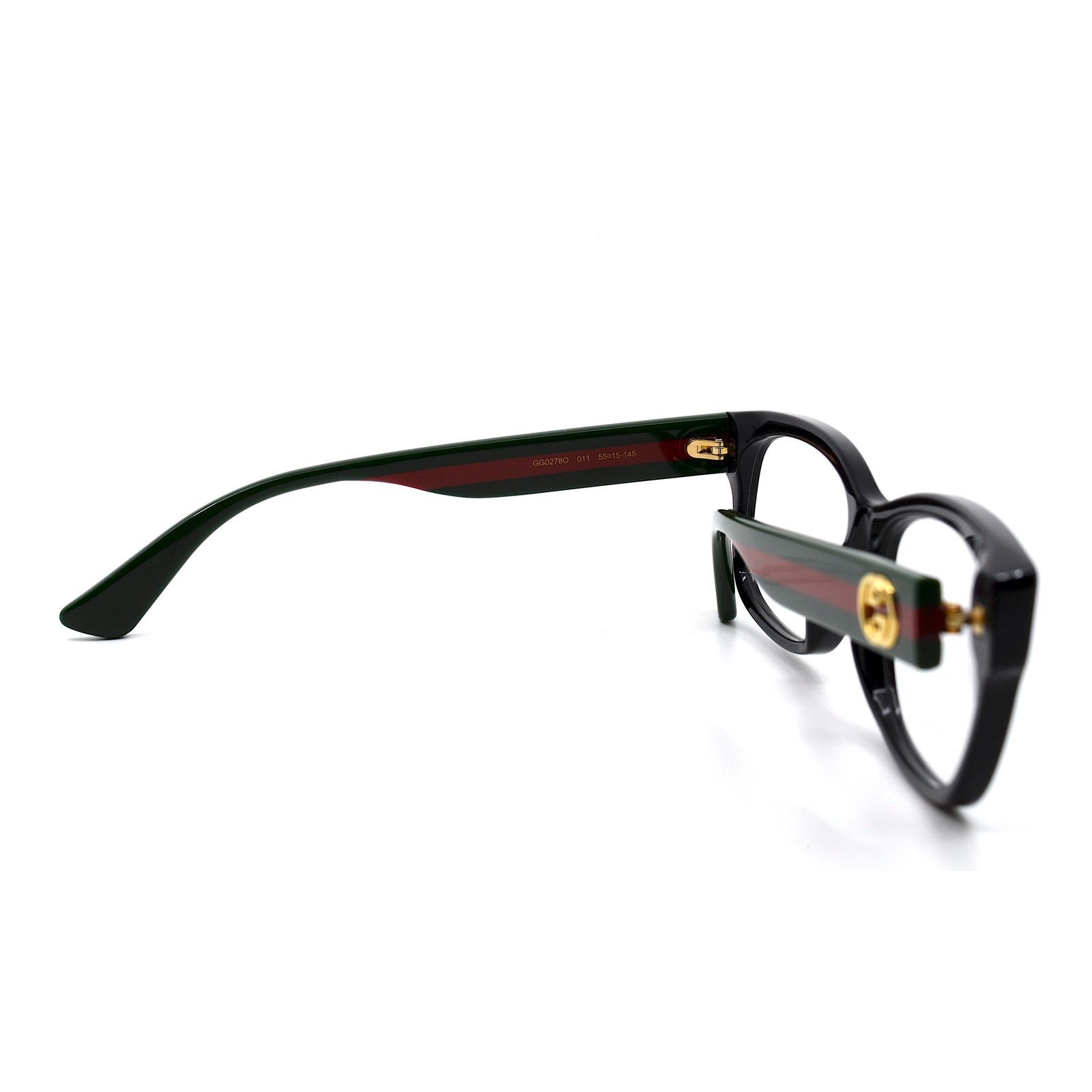 Gucci Gucci GG0278O Black Green Authentic Eyeglass Frame Italy Size ONE SIZE - 10 Thumbnail