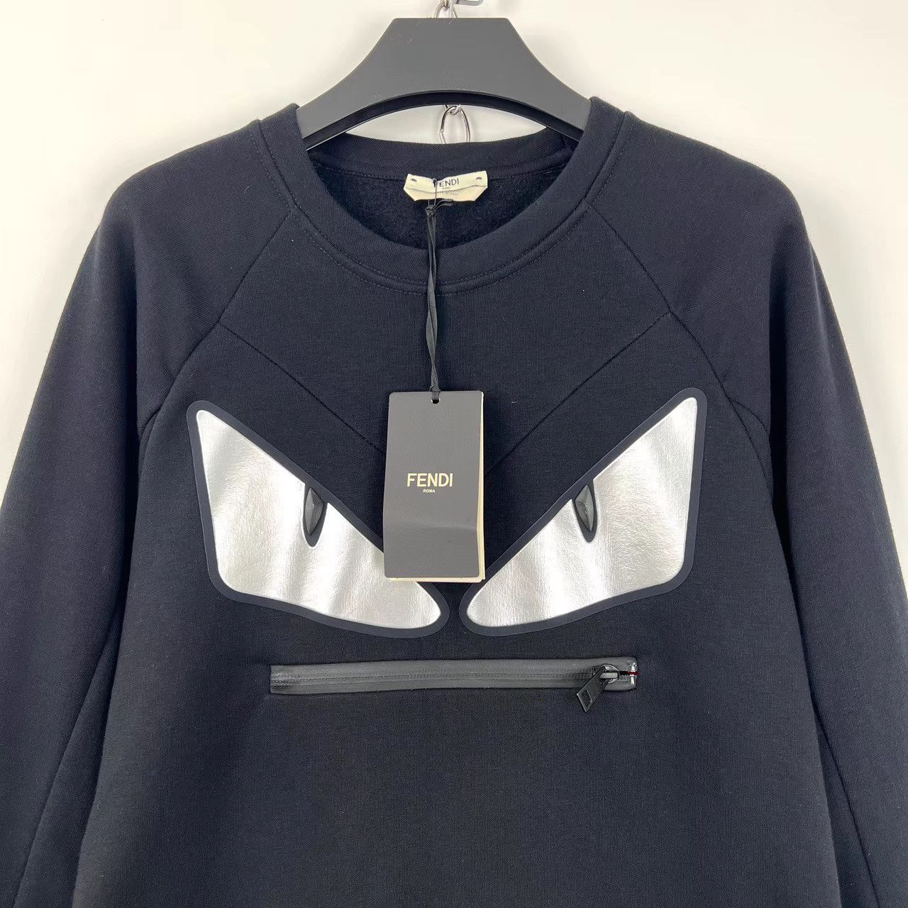 Fendi Fendi Monster Pocket Zip Sweatshirt Dress K12 Size M / US 6-8 / IT 42-44 - 3 Thumbnail