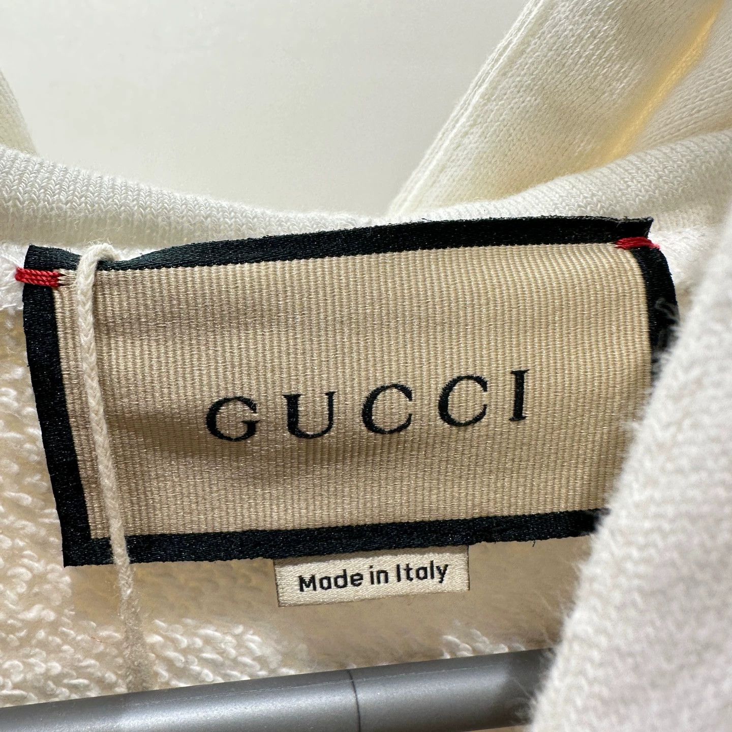 Gucci Gucci mar69 slogan letter short hoodie L Size L / US 10 / IT 46 - 3 Thumbnail