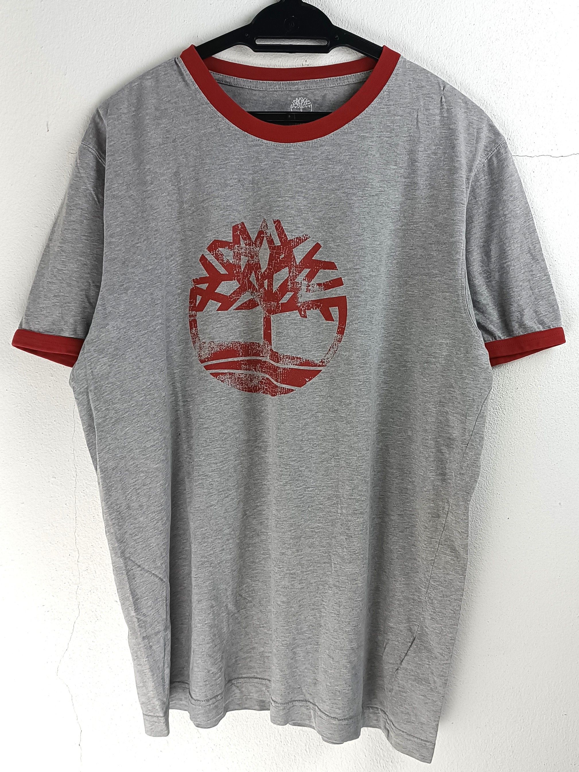Timberland VINTAGE TIMBERLAND RINGER CLASSIC LOGO TEE HIPHOP RAP Y2K Size US L / EU 52-54 / 3 - 3 Thumbnail