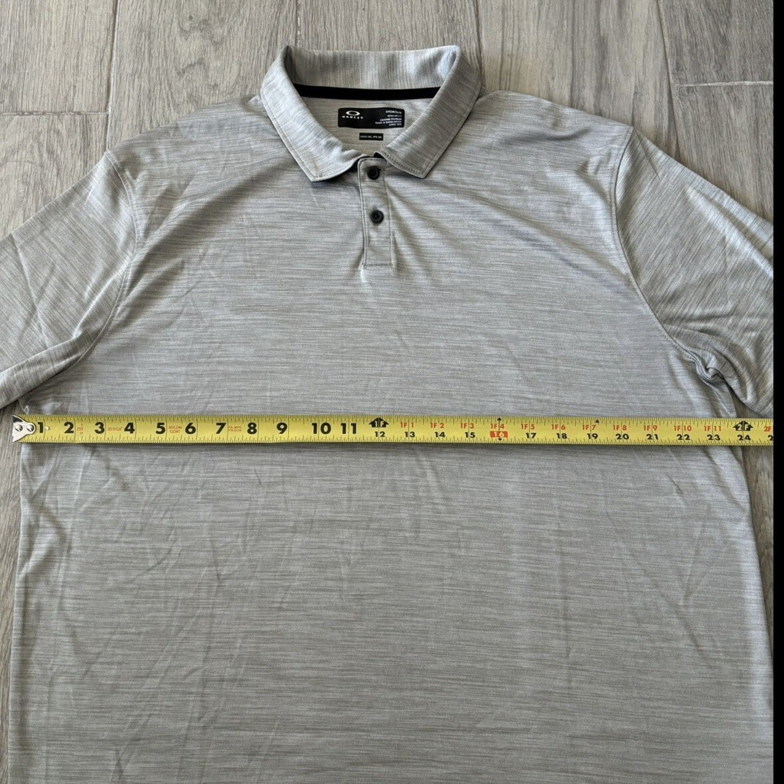 Oakley Oakley Hydrolix Polo Golf Shirt Mens XXL Regular Fit Gray Size US XXL / EU 58 / 5 - 7 Thumbnail