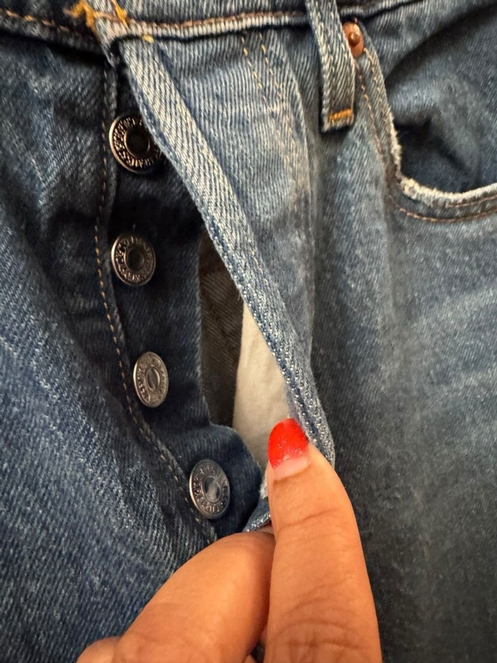 Levi's Levi's 501 Original Fit Jeans W25/L30 Size 25" / US 0 / IT 36 - 4 Thumbnail