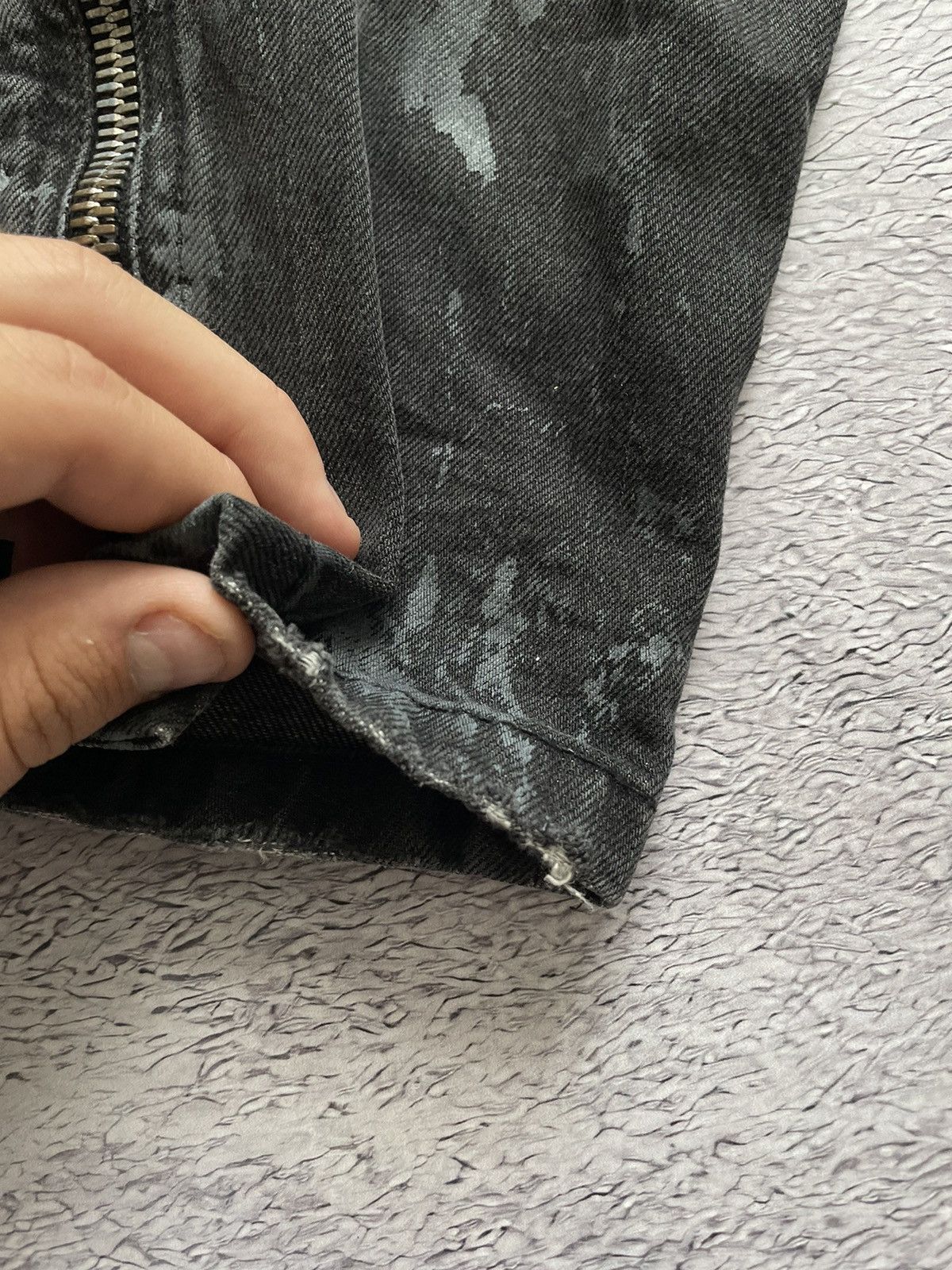 Balmain LUXURY! Balmain Jeans Woman Biker Distressed Faded Size 32" / US 10 / IT 46 - 9 Thumbnail