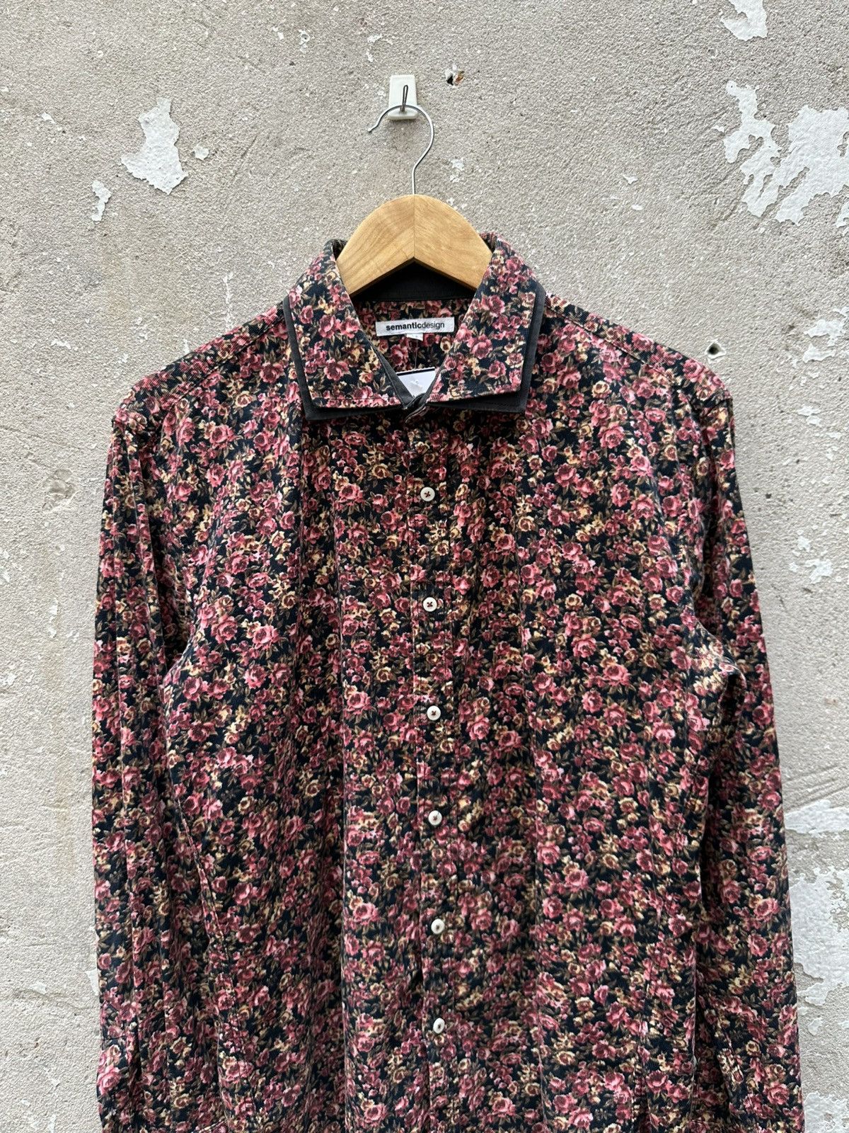 Le Grande Bleu (L.G.B.) × semanticdesign Authentic Semantic Floral Design Button Longsleeve Tees Size US M / EU 48-50 / 2 - 3 Thumbnail