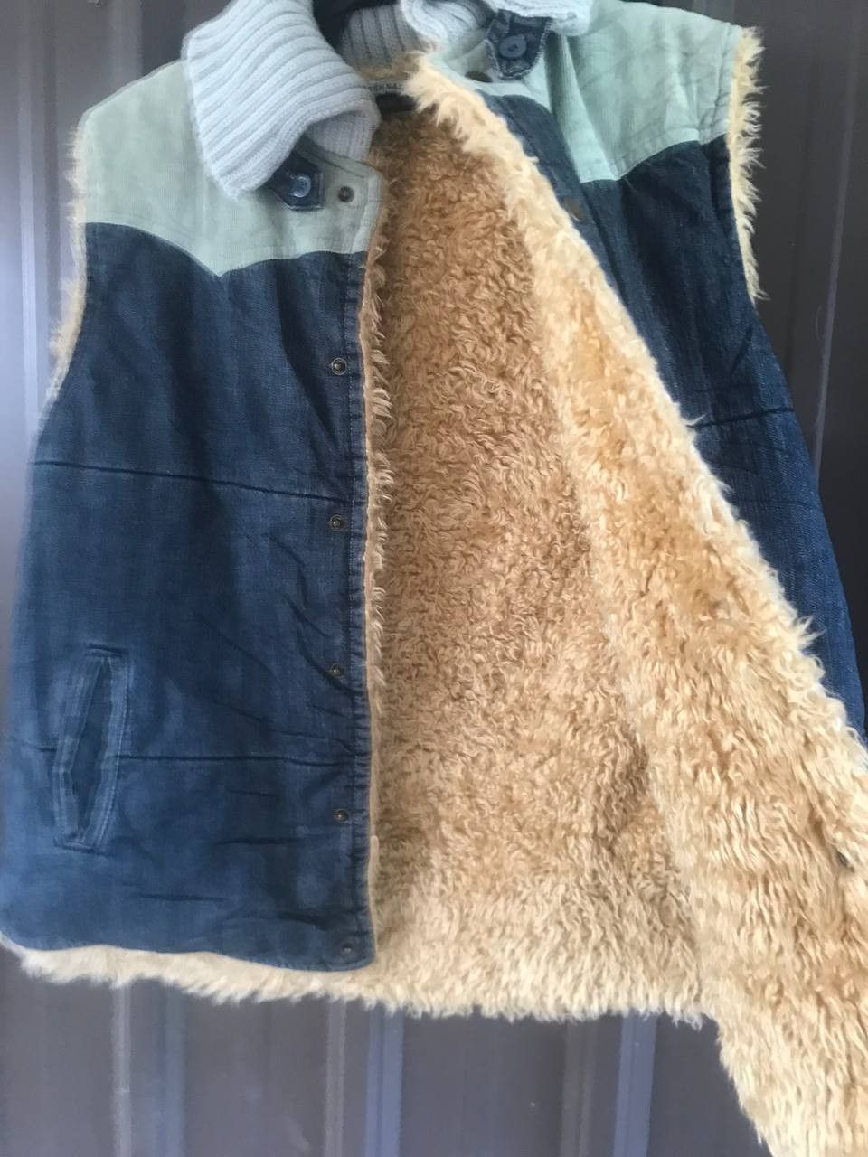 Japanese Brand Eternal Union Made Sherpa Indigo Vest Size US M / EU 48-50 / 2 - 2 Thumbnail