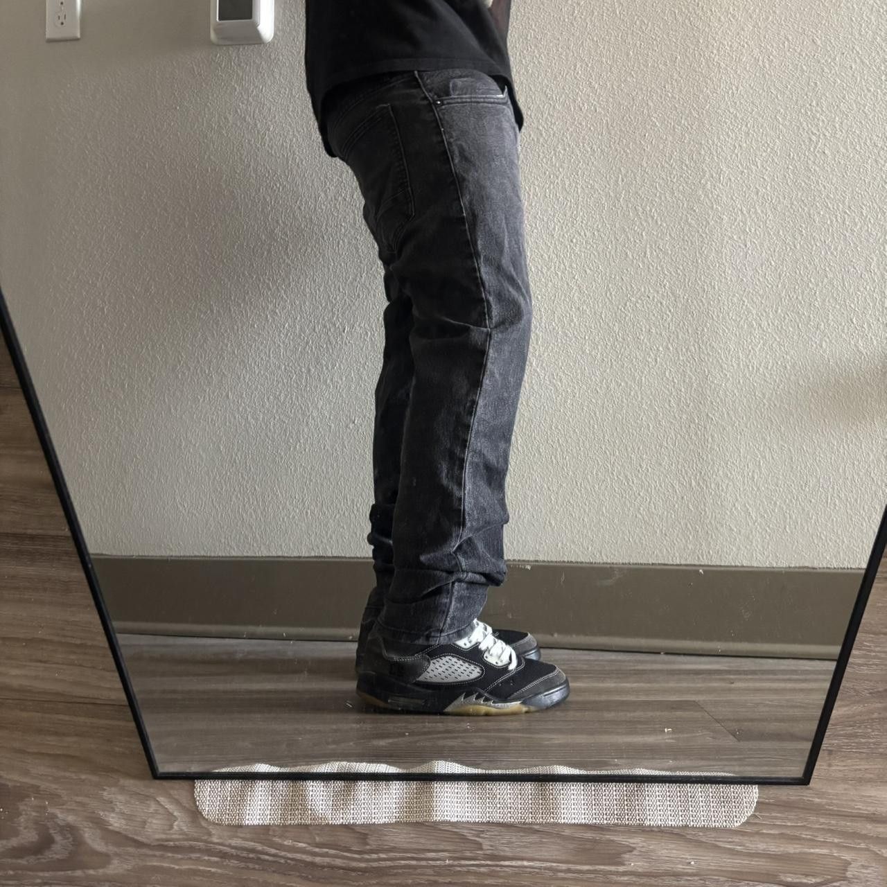 Vintage Crazy Vintage Y2K/2000s Grunge Black Skinny Denim Jeans! 32x30 Size US 32 / EU 48 - 2 Thumbnail