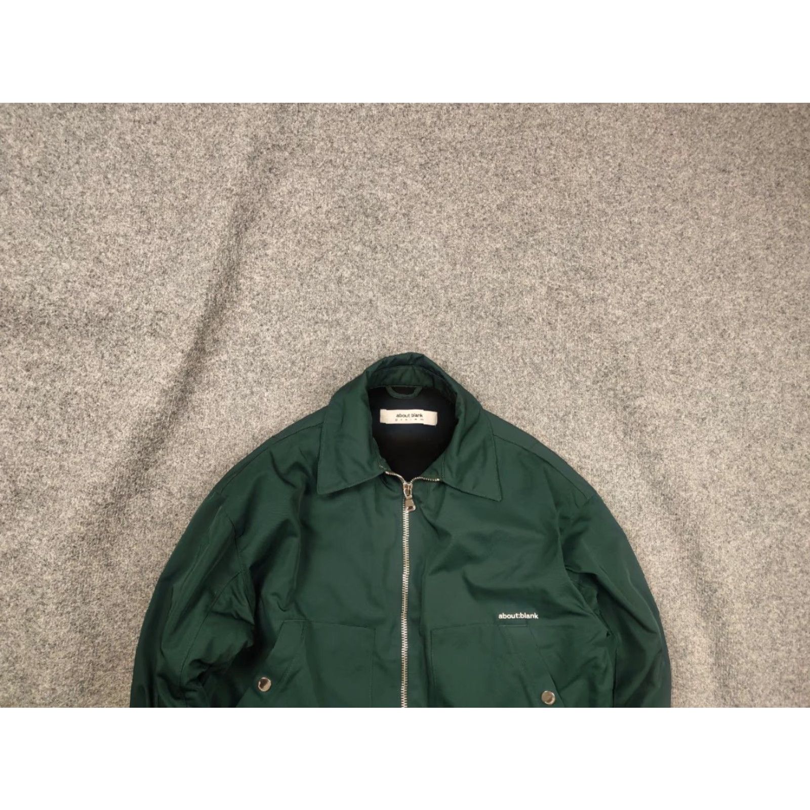 About:Blank About :blank Design Men's Box Logo Cropped Jacket Epsom Green Size US XS / EU 42 / 0 - 2 Thumbnail