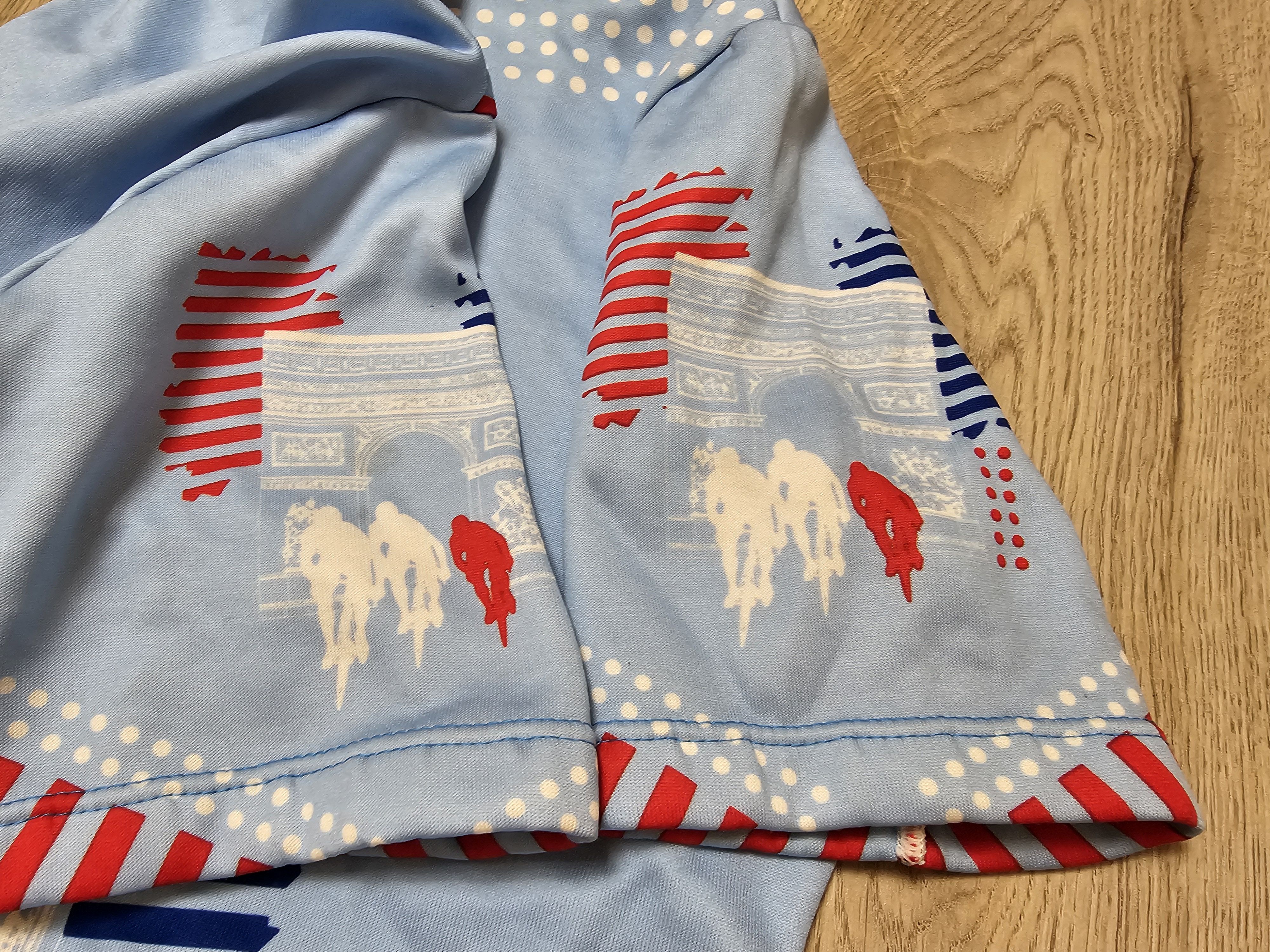 Vintage ULTIMA VINTAGE CYCLING JERSEY 90s TOUR DE FRANCE BLEU Size US M / EU 48-50 / 2 - 5 Thumbnail