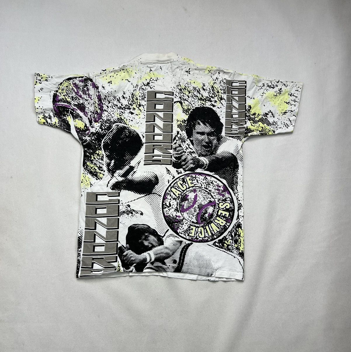 Vintage Tshirt Jimmy Connors Tennis All Sport Vintage 90's AOP Adult Size US L / EU 52-54 / 3 - 2 Thumbnail