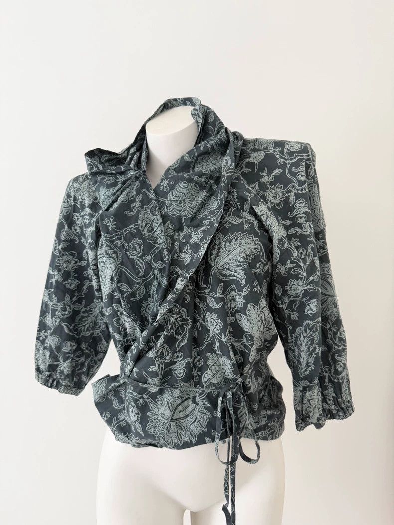 Vivienne Westwood Vivienne Westwood Green Floral Shirt - dmc Size US S / EU 44-46 / 1 - 1 Thumbnail