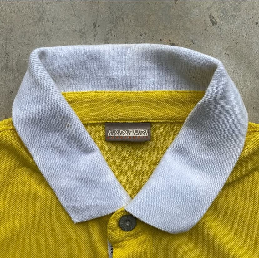 Napapijri Napapijri Geographic Logo Collar Tee – Size M (Fits S–M) Size US M / EU 48-50 / 2 - 4 Thumbnail