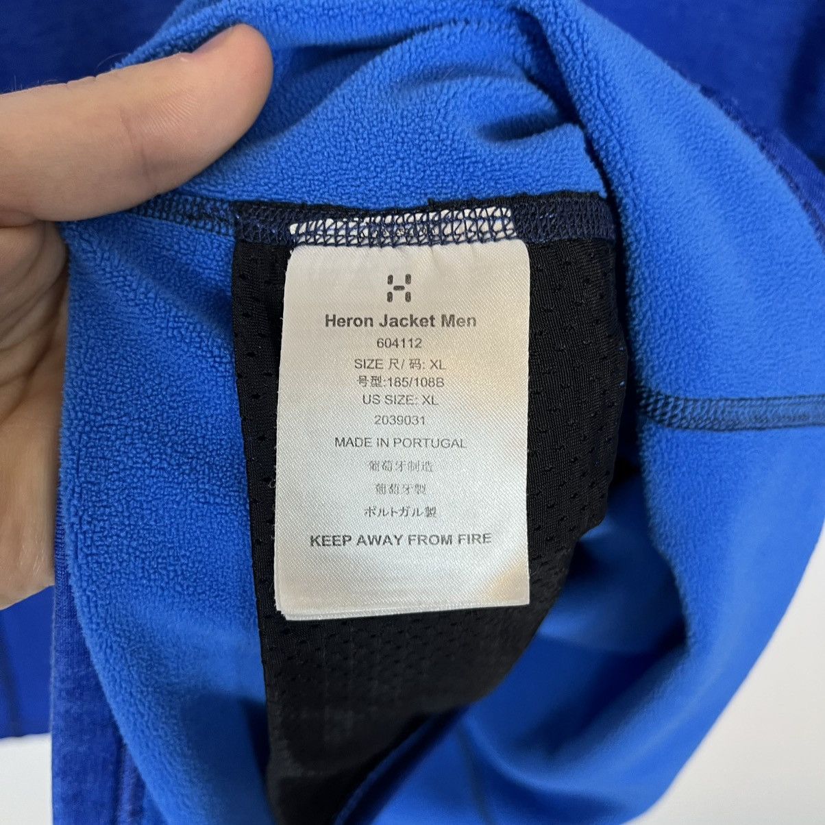 Haglofs Haglöfs Heron Storm Blue Full Zip Fleece Jacket Outdoor Size US XL / EU 56 / 4 - 6 Thumbnail