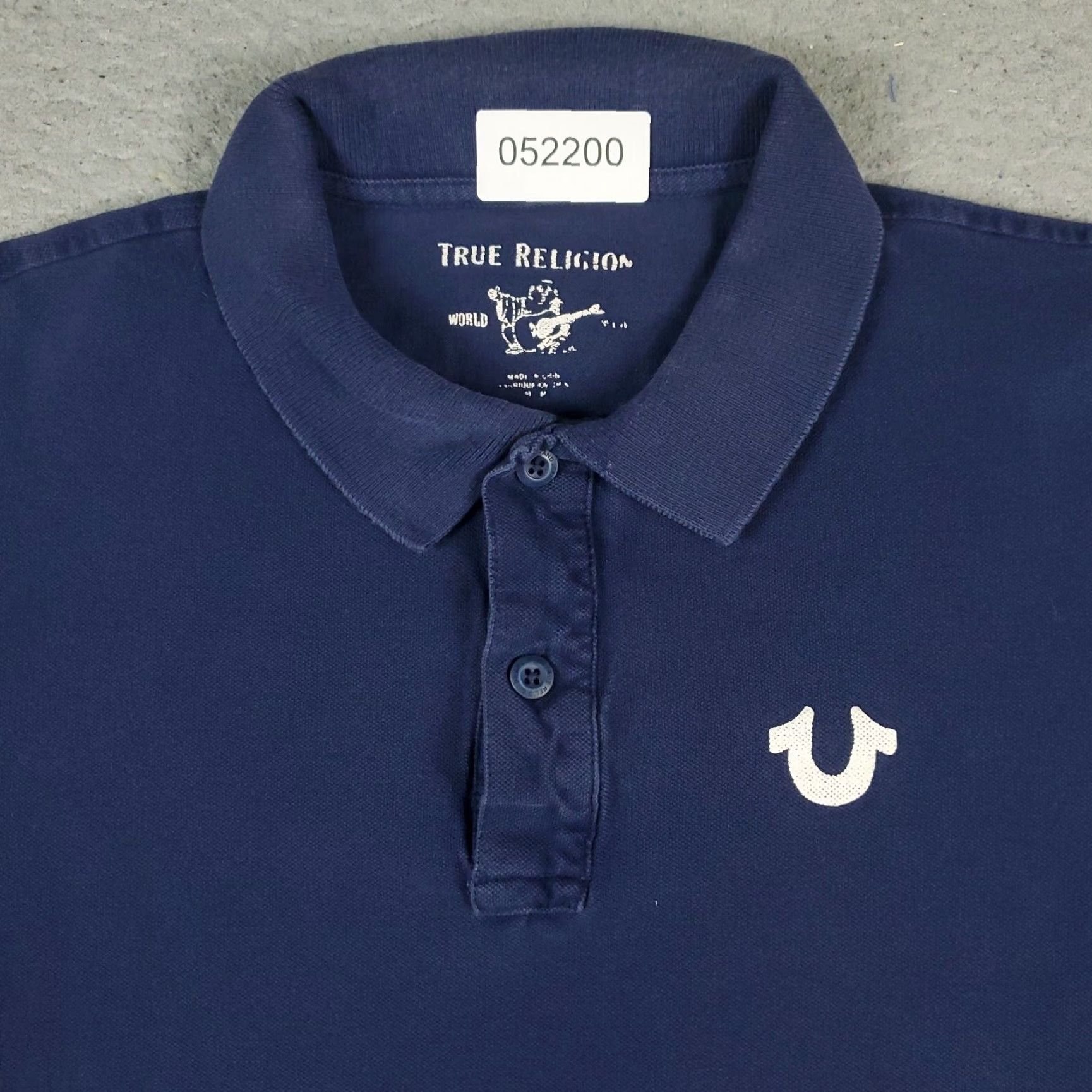 True Religion True Religion Polo Shirt Mens Size Small Blue Casual Short Sleeve * Size US S / EU 44-46 / 1 - 2 Thumbnail