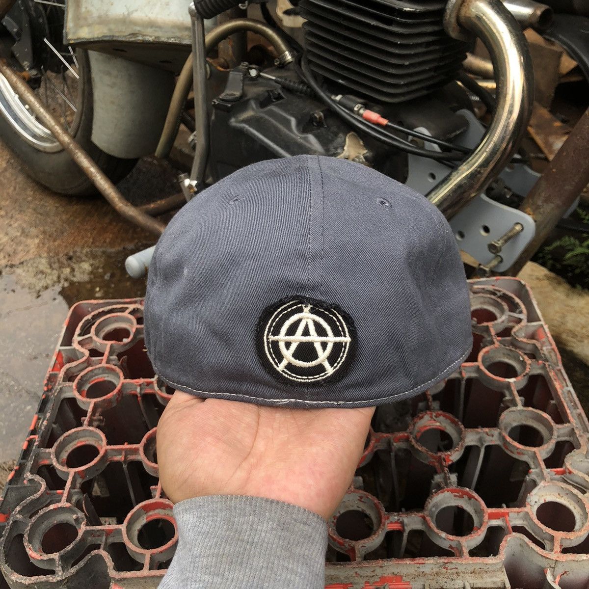 Vintage 🔥RARE🔥 Vintage Son Of Anarchy Big Logo Embroidery Hat Size ONE SIZE - 7 Thumbnail
