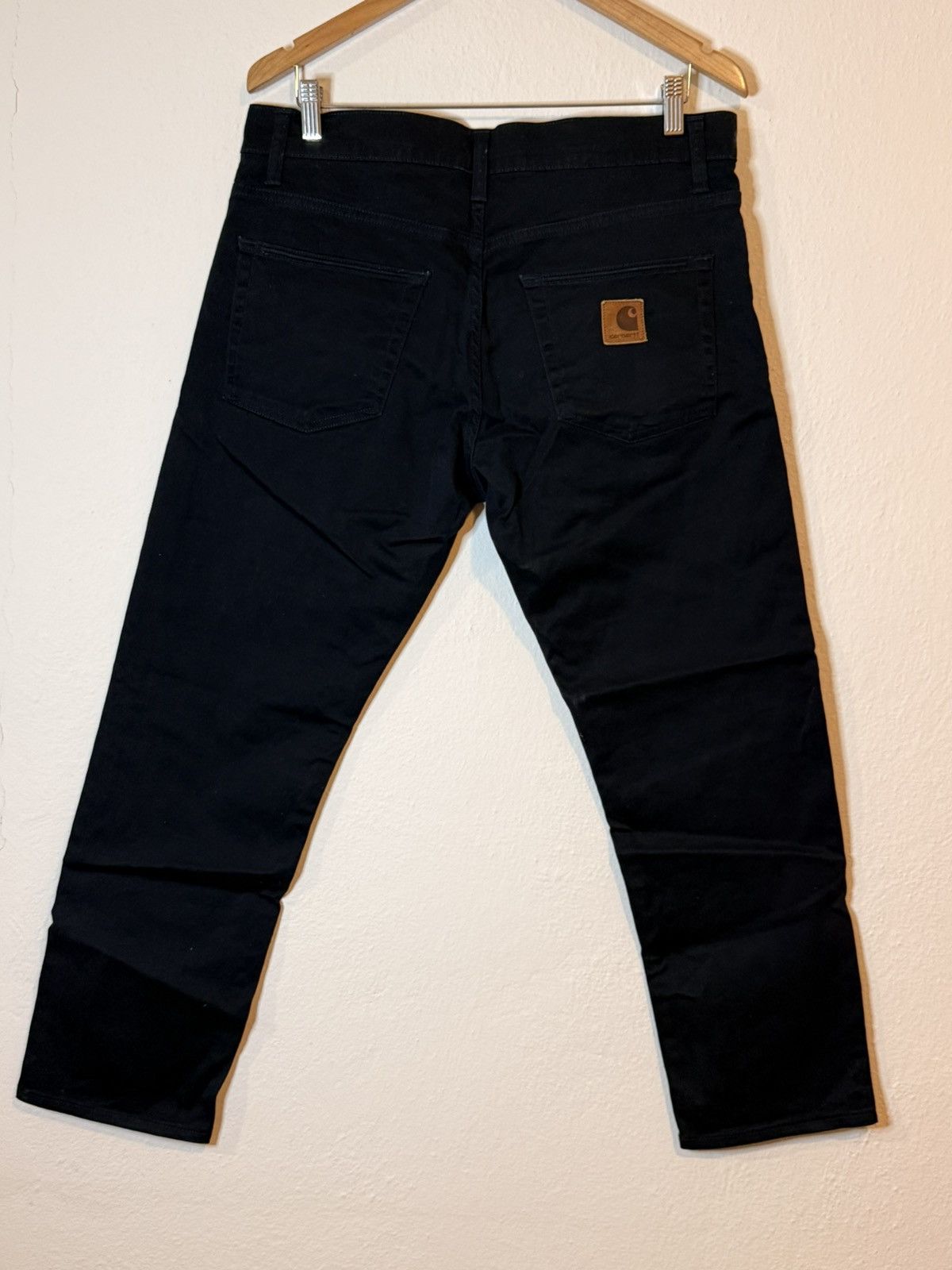 Carhartt Wip Streetwear Y2K Carhartt WIP Klondike Pant - Black Size US 34 / EU 50 - 2 Thumbnail