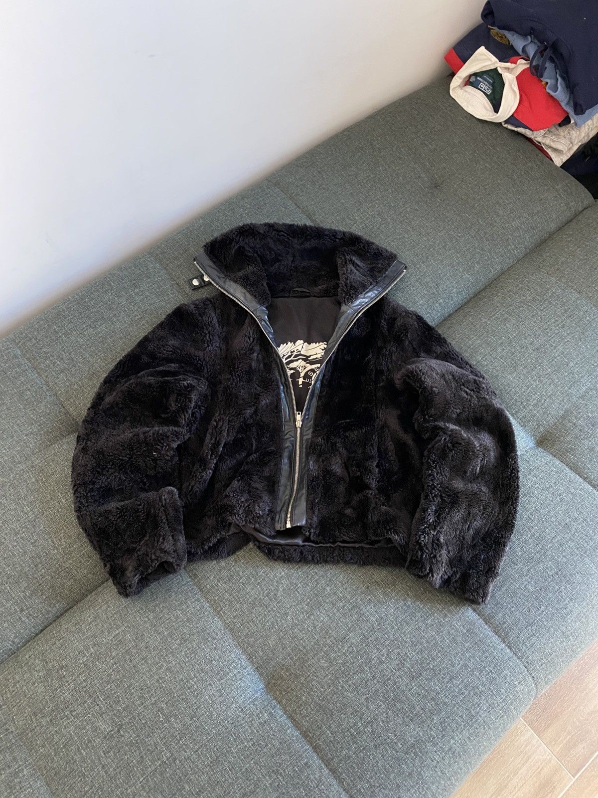 Hysteric Glamour Vintage Faux Fur Mohair Jacket Fuzzy Japanese Avant Garde Size M / US 6-8 / IT 42-44 - 3 Thumbnail