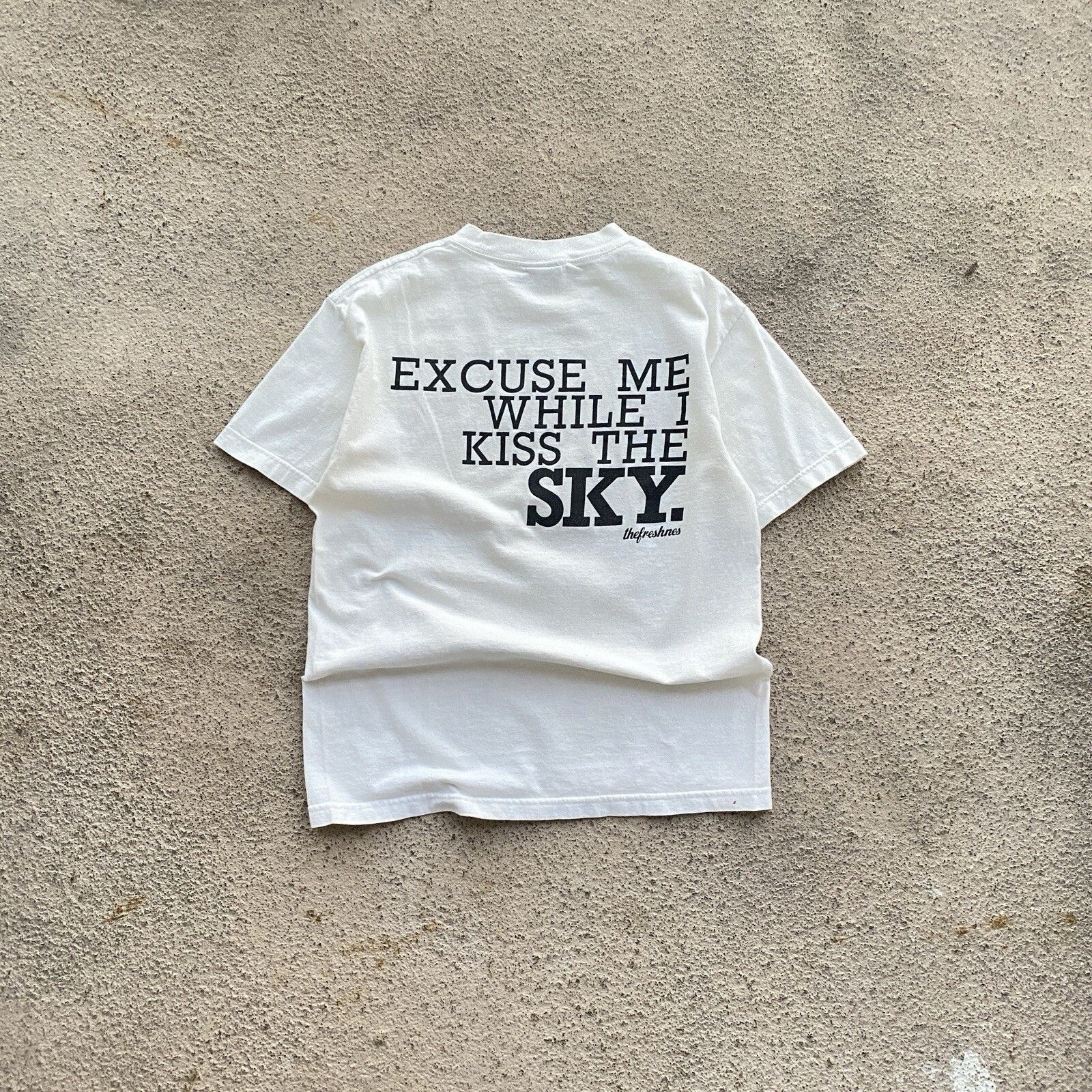 The Freshnes VINTAGE 90s AIR JORDAN BIG LOGO TEE T-SHIRT 23 Y2K 00s Nike Size US M / EU 48-50 / 2 - 2 Thumbnail