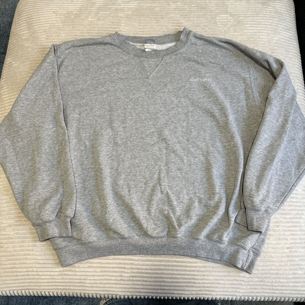 Carhartt Carhartt Vintage Sweatshirt Pullover Gray Crewneck Y2K 90s Size US XL / EU 56 / 4 - 1 Thumbnail