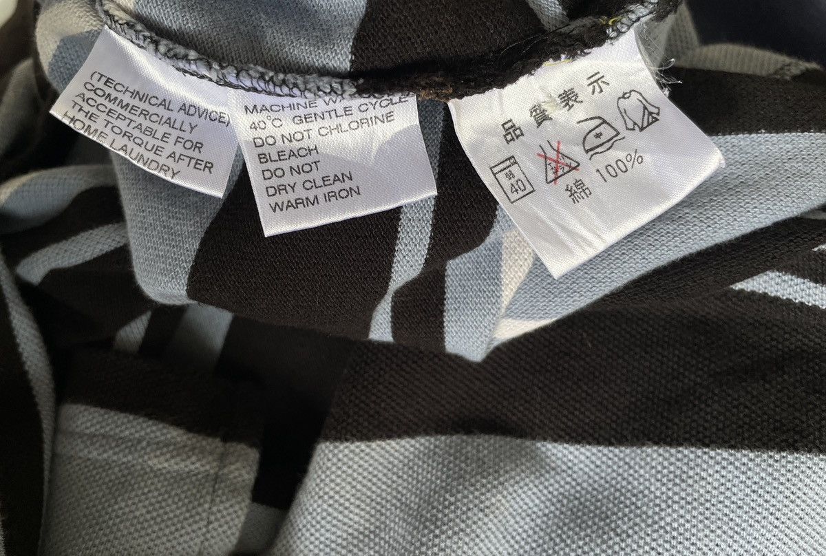 Yves Saint Laurent Vintage Brand Yves Saint Laurent Stripe Polo Tee 1990s Size US L / EU 52-54 / 3 - 7 Thumbnail