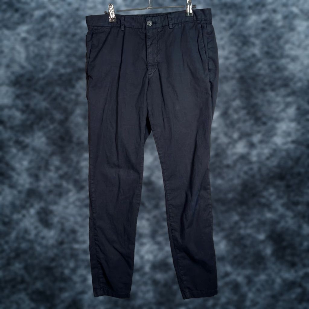 Theory Theory Womens Size 31 Slim Fit Navy Cotton Trousers Chino Pants Size 24" / US 00 / IT 34 - 1 Thumbnail