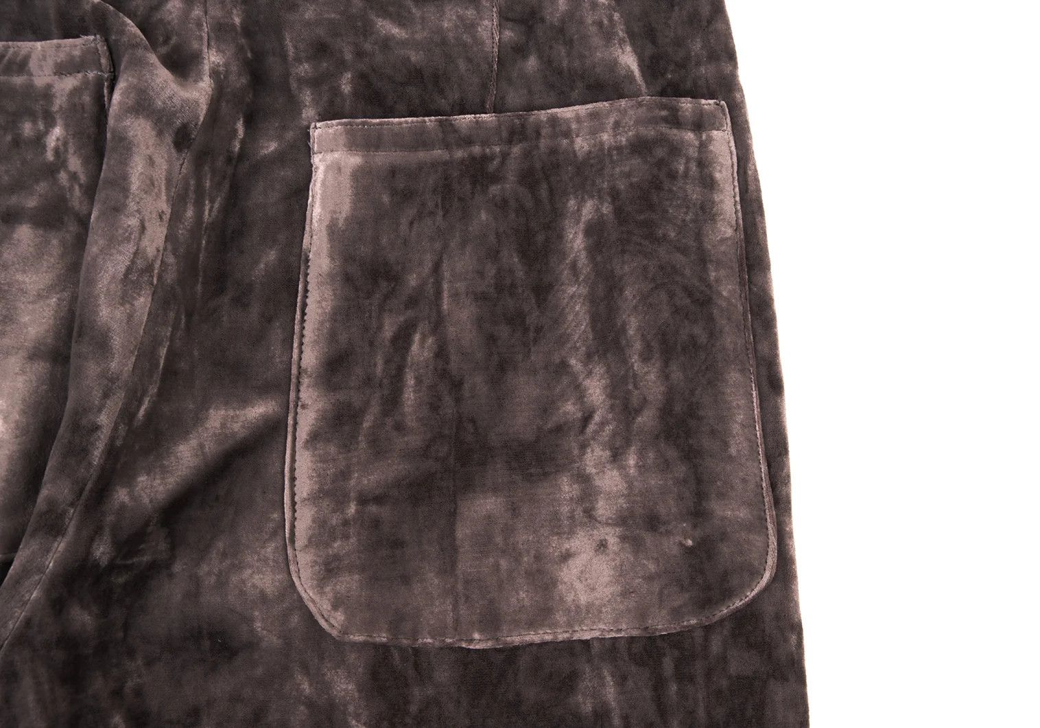 Yohji Yamamoto Yohji Yamamoto Crush Velvet Tapered Pants Size US 30 / EU 46 - 15 Thumbnail