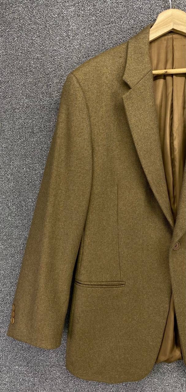 Emporio Armani Vintage Emporio Armani Wool Coat Blazer Jacket Size US M / EU 48-50 / 2 - 2 Thumbnail