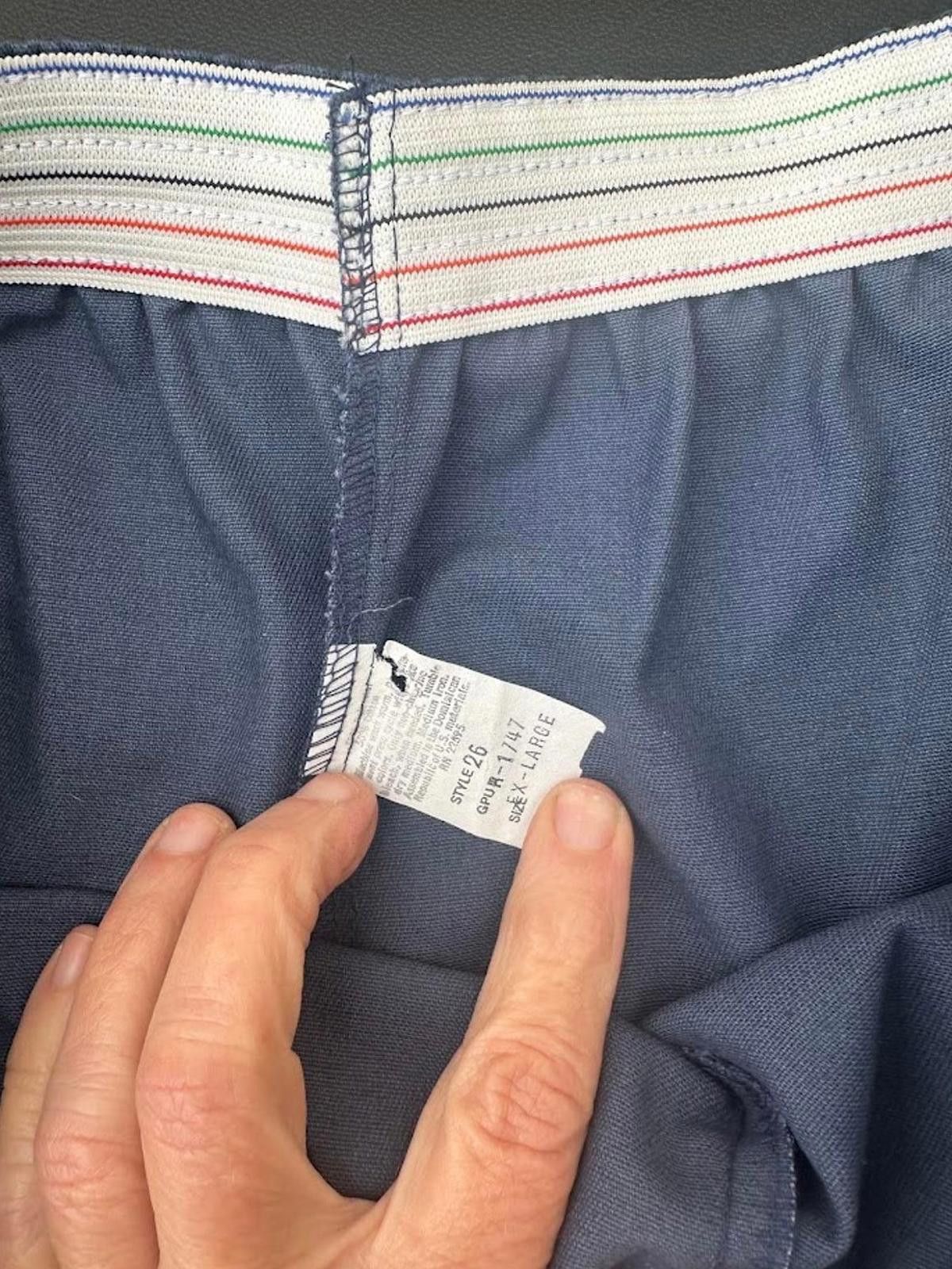 Other Vintage 80s Blue Running Shorts XL Size US 36 / EU 52 - 3 Thumbnail