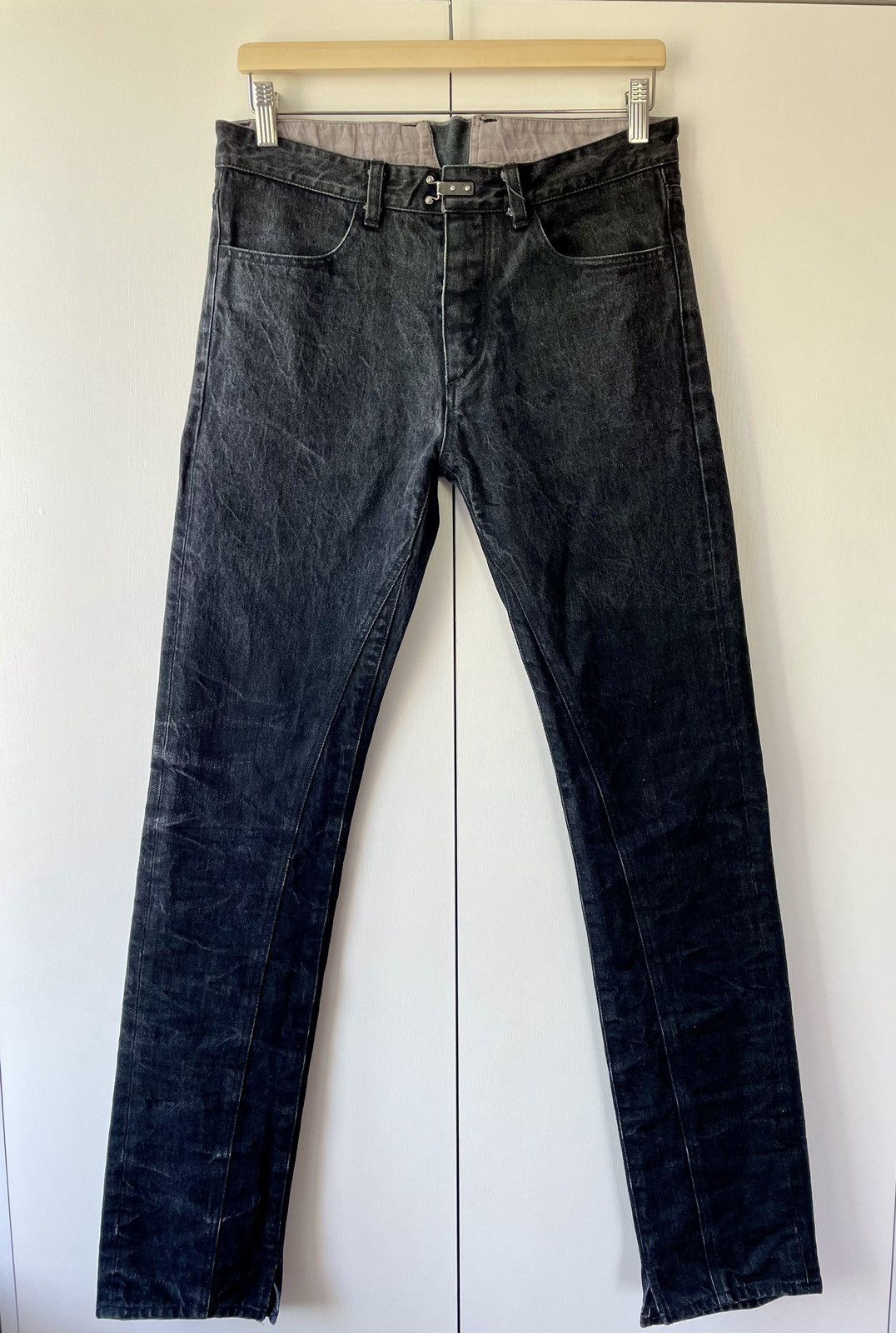 D.Hygen D. Hygen Saddam Teissy Cold Dyed Denim Slim Jeans Size 32/M Size US 32 / EU 48 - 1 Thumbnail