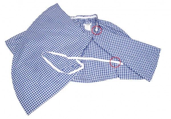 Other Comme Des Garcons Blue Retro Plaid Design Skirt Size M / US 6-8 / IT 42-44 - 8 Thumbnail