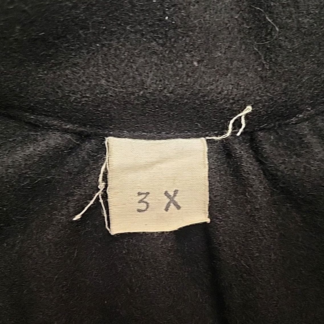 Vintage VINTAGE Wool Shirt Jacket Mens 3XL Black Heavyweight Pullover Coat Overshirt Workwear Coat Jacket Wool Shirt Junior? Size US XXL / EU 58 / 5 - 5 Thumbnail