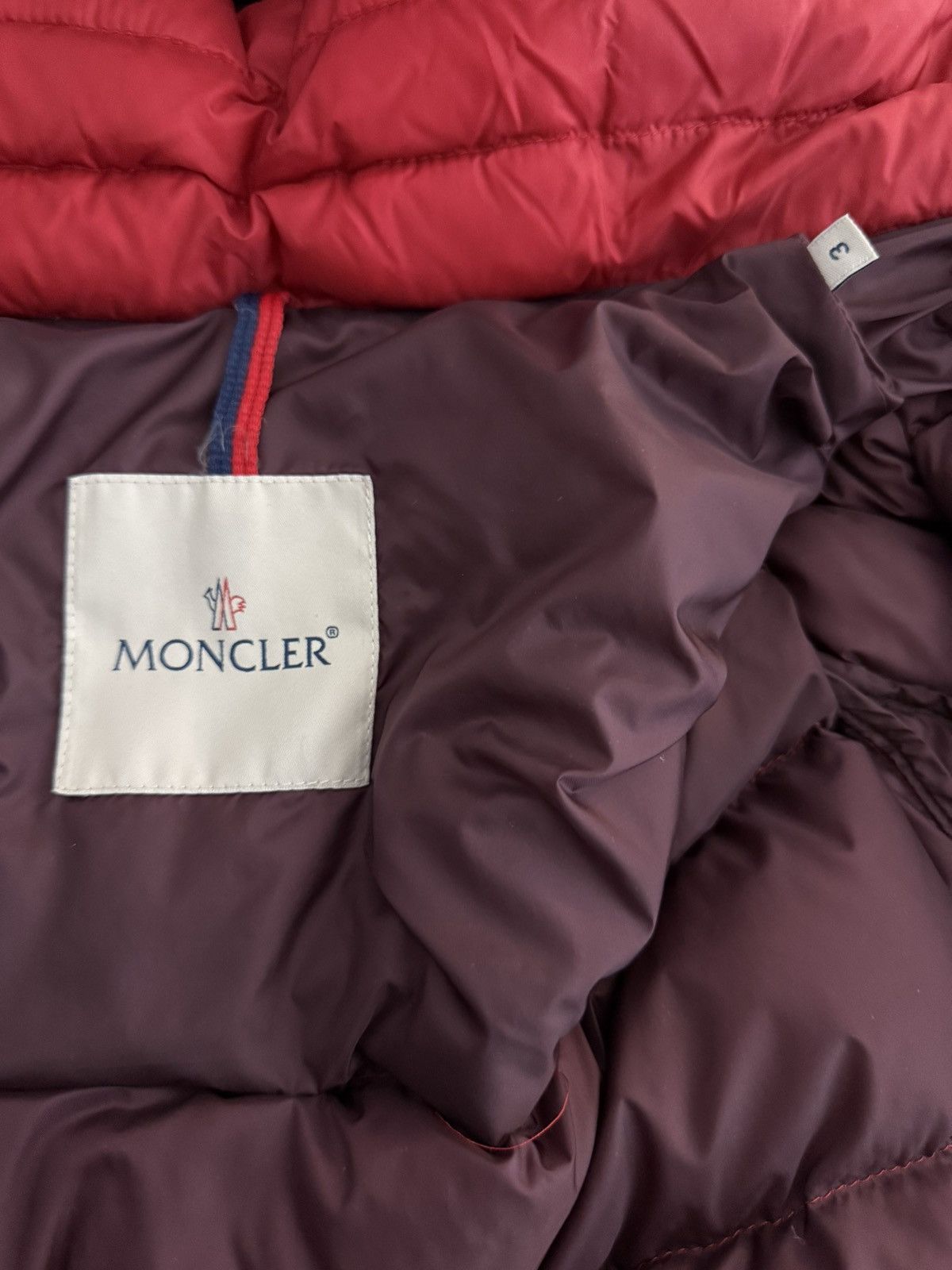 Moncler Moncler Jacket Thoule Size 3 (M/L) Red Size US M / EU 48-50 / 2 - 9 Thumbnail