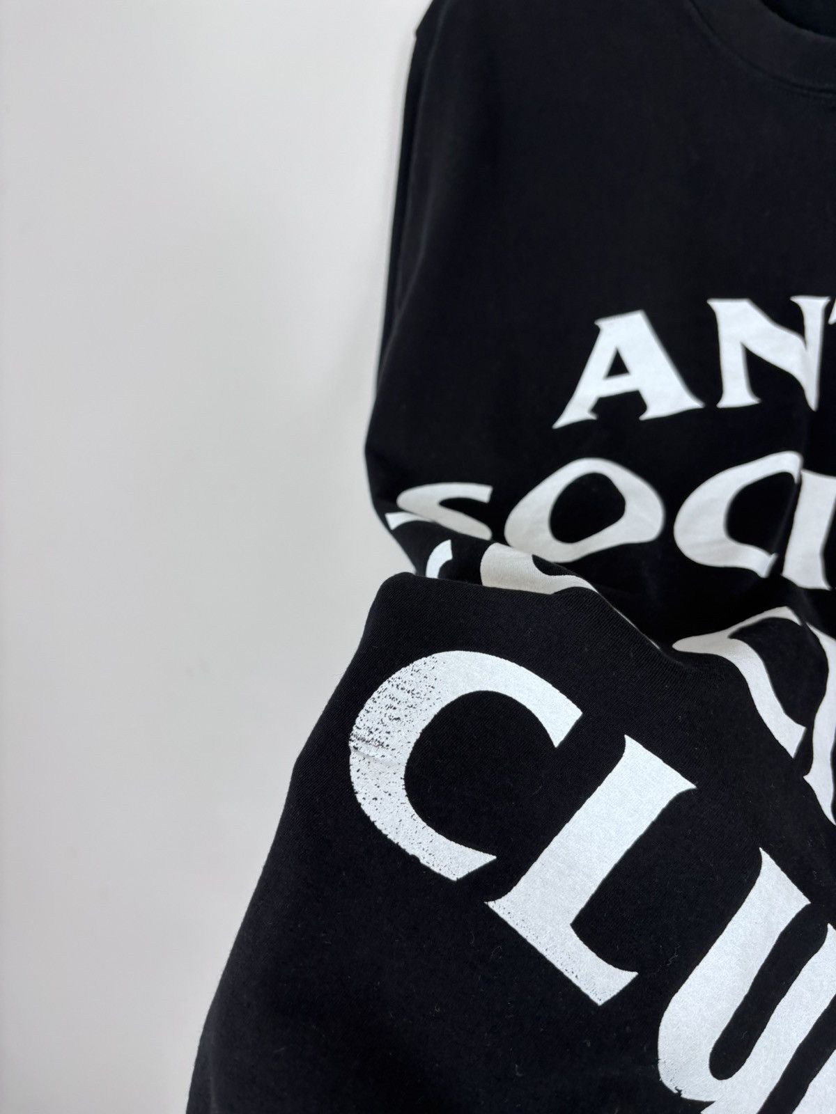 Anti Social Social Club Anti Social Social Club Big Logo Hype Black T-Shirt Tee Size US L / EU 52-54 / 3 - 11 Thumbnail