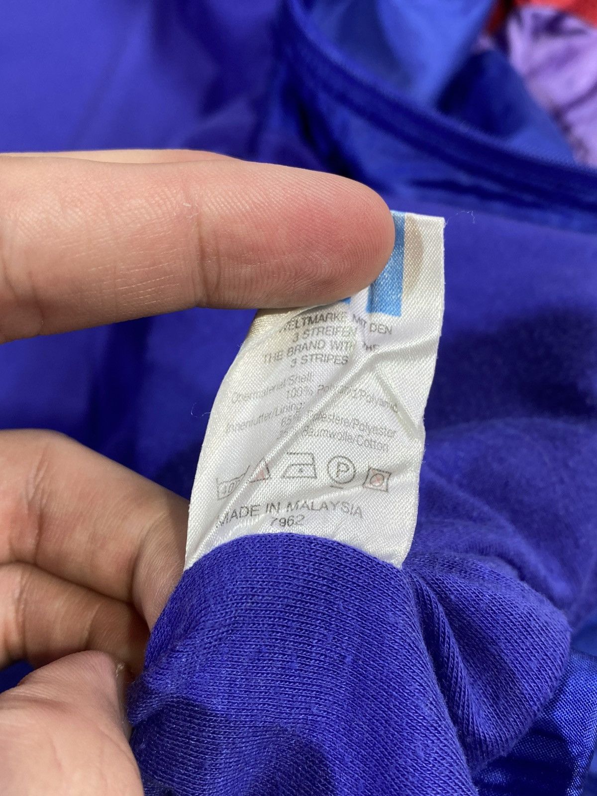 Adidas 🔥 Y2k ADIDAS COLORBLOCK TRACKSUIT RAVE TECHNO FIT PARACHUTE Size US M / EU 48-50 / 2 - 18 Thumbnail